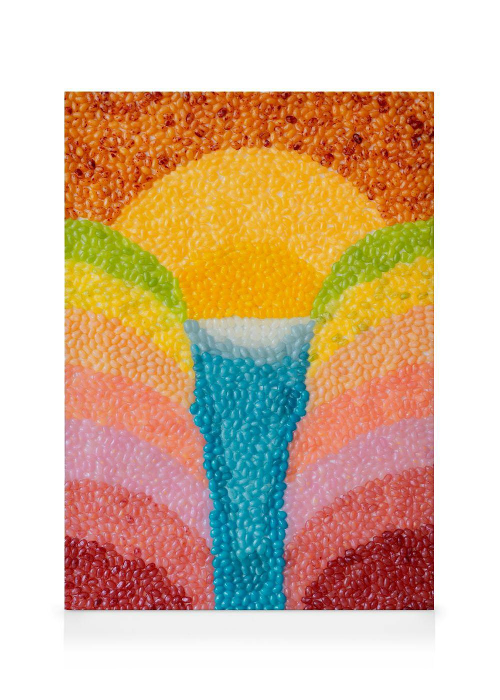 Canvas Prints Candy Garden - Sweet Waterfall Canvas print (30x40 cm)