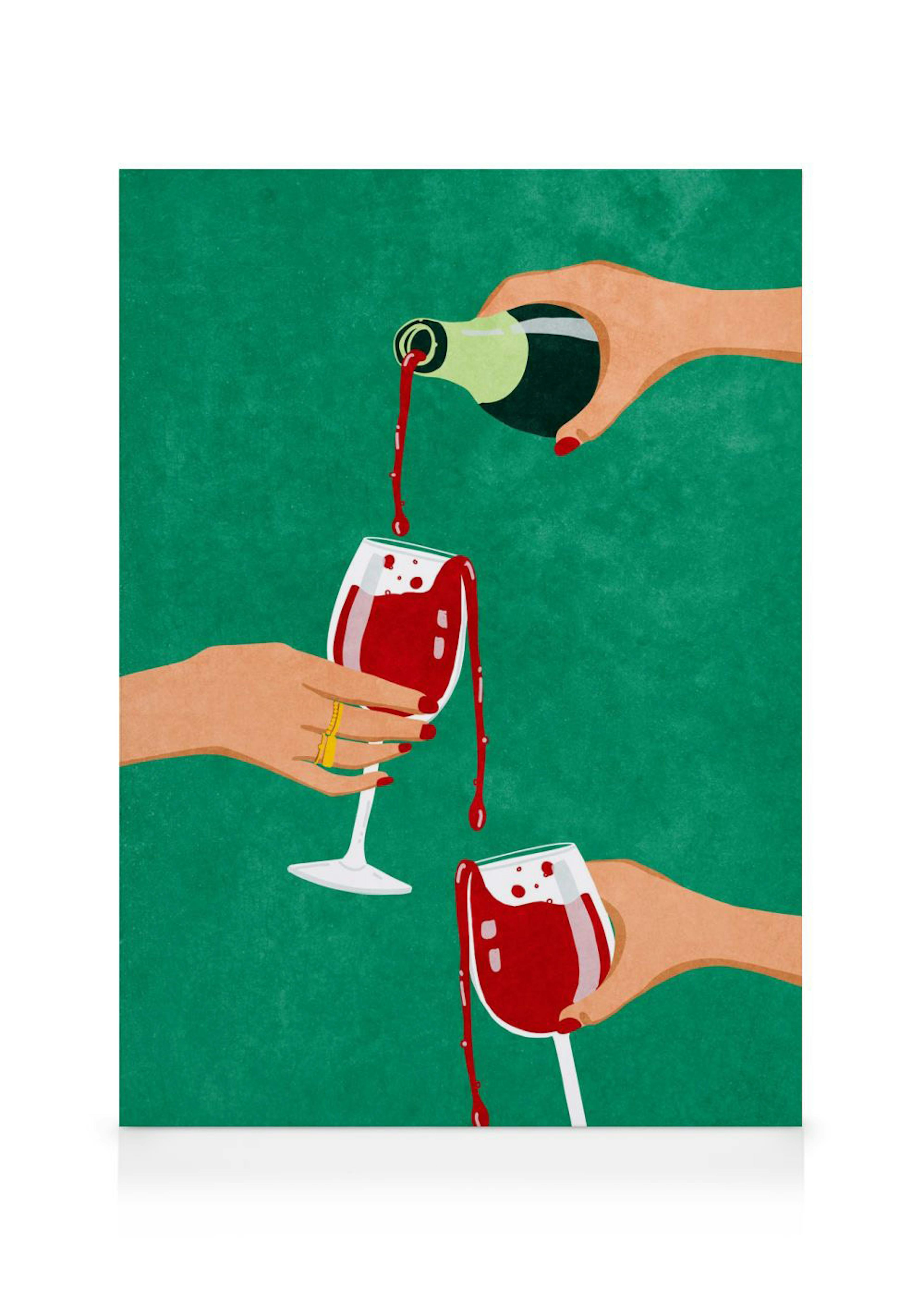 Raissa Oltmanns - Cheers Lærred 0