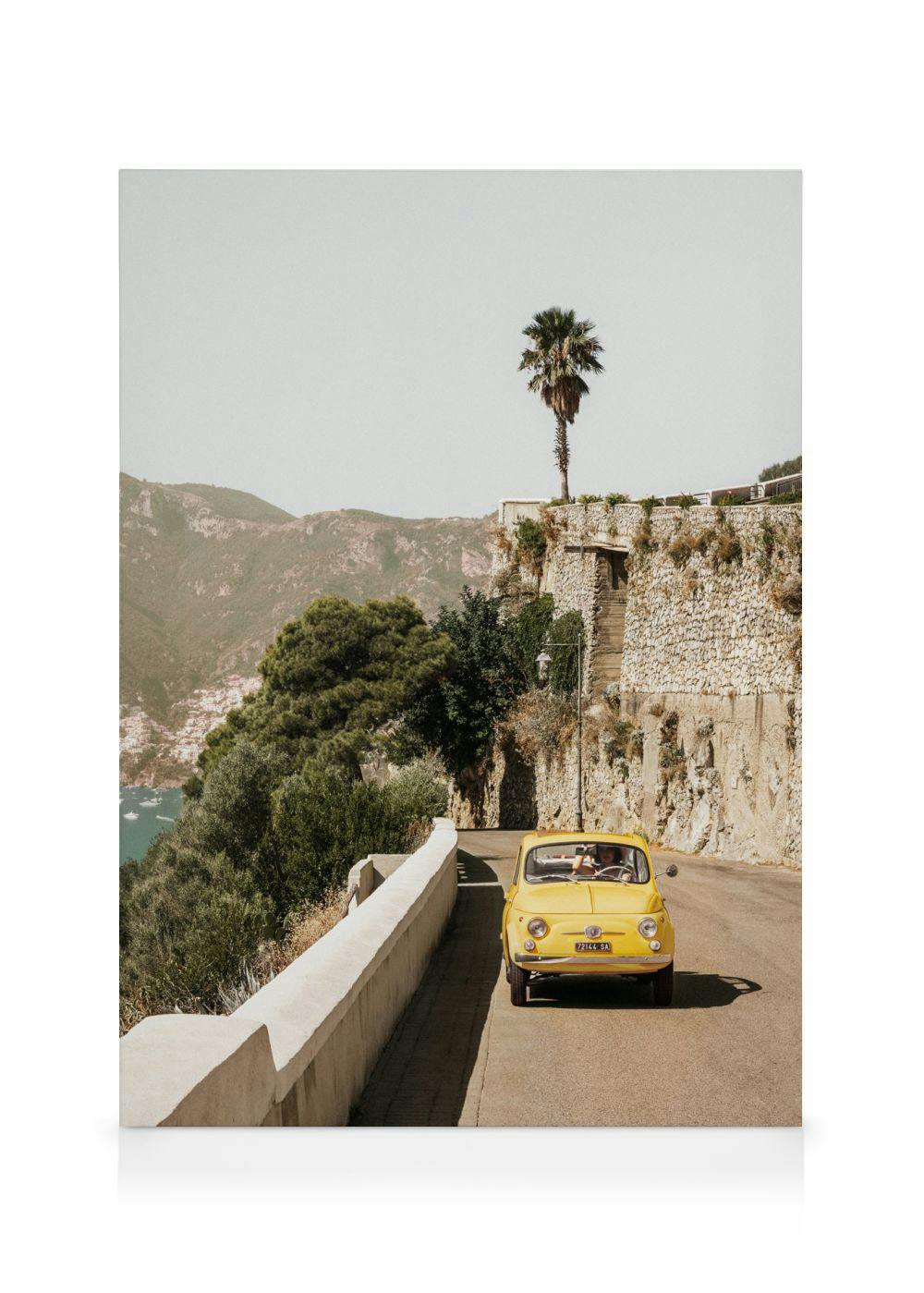 Canvas Prints Amalfi Drive Canvas print (30x40 cm - Black Frame)