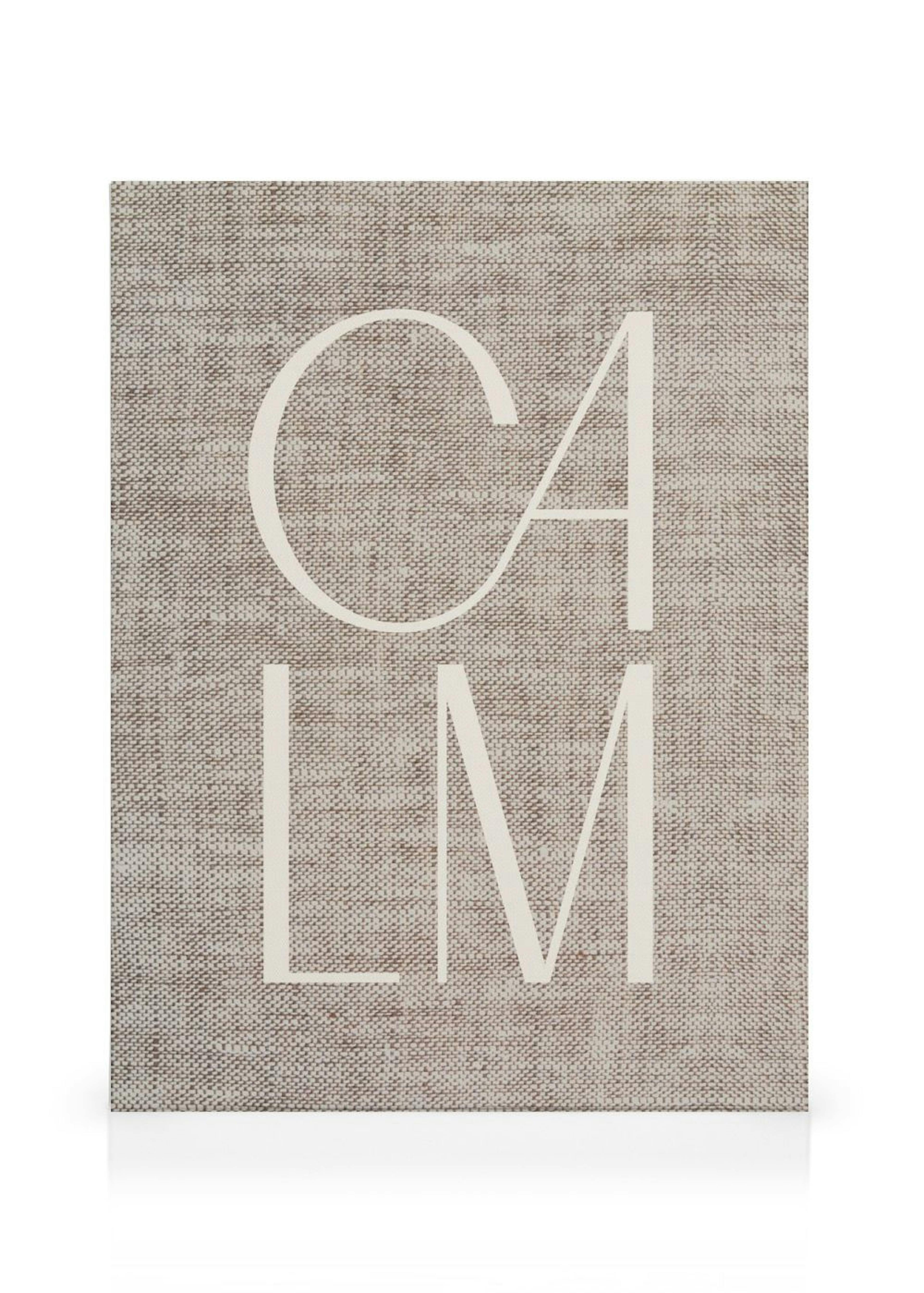 Calm Linen Stampa su Tela 0