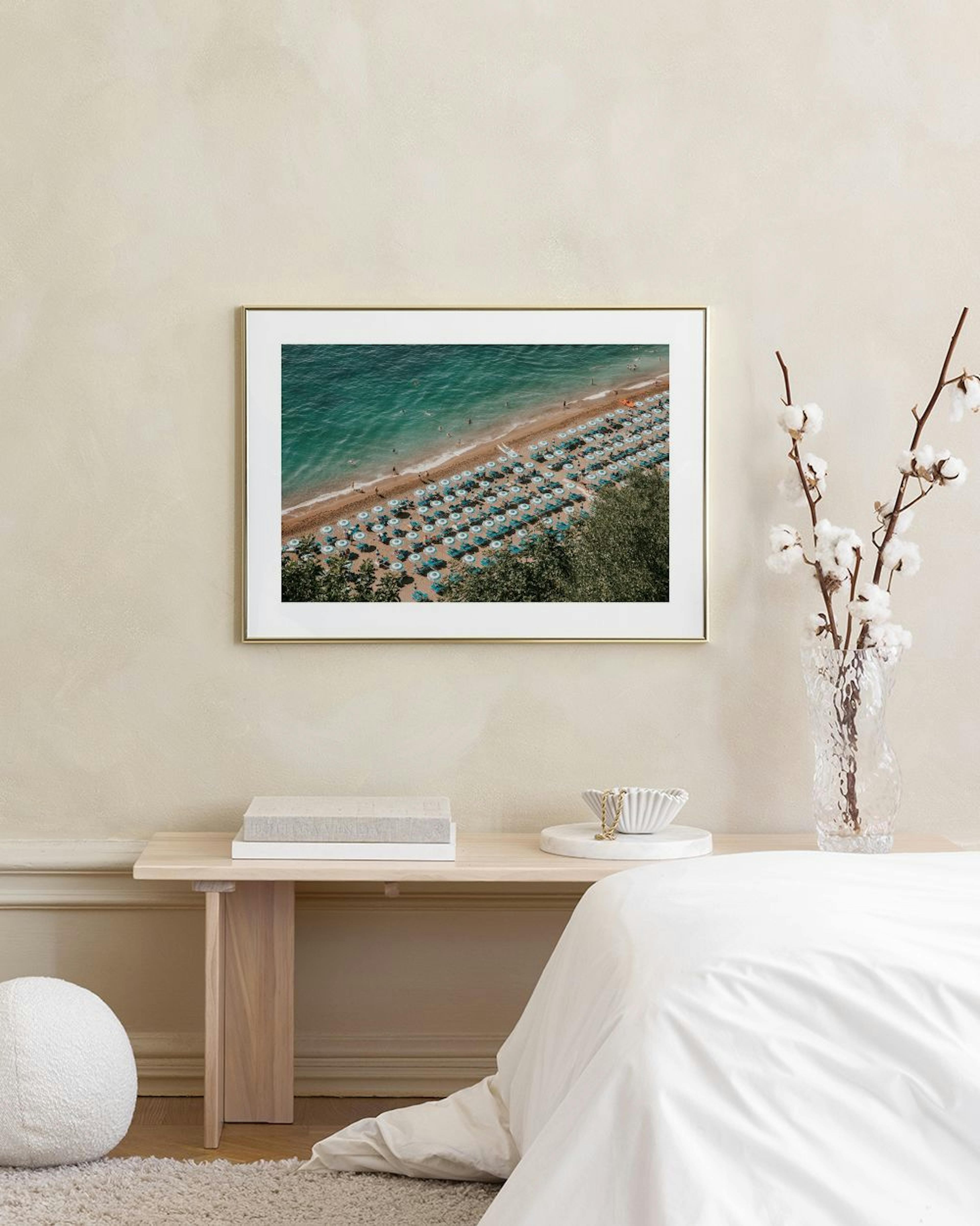 Positano Beach Front Affiche