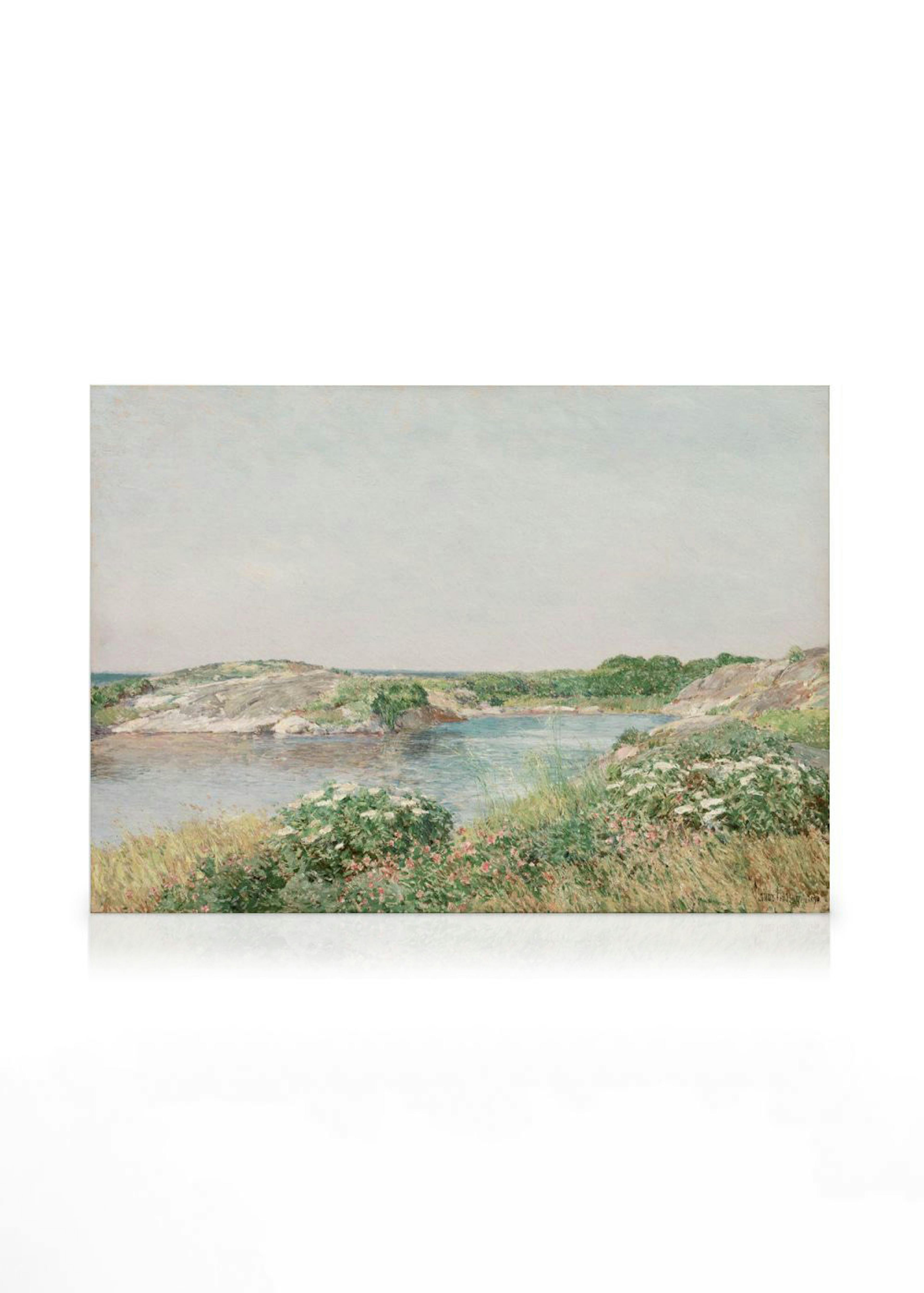 Frederick Childe Hassam - The Little Pond, Appledore Canvastavla 0