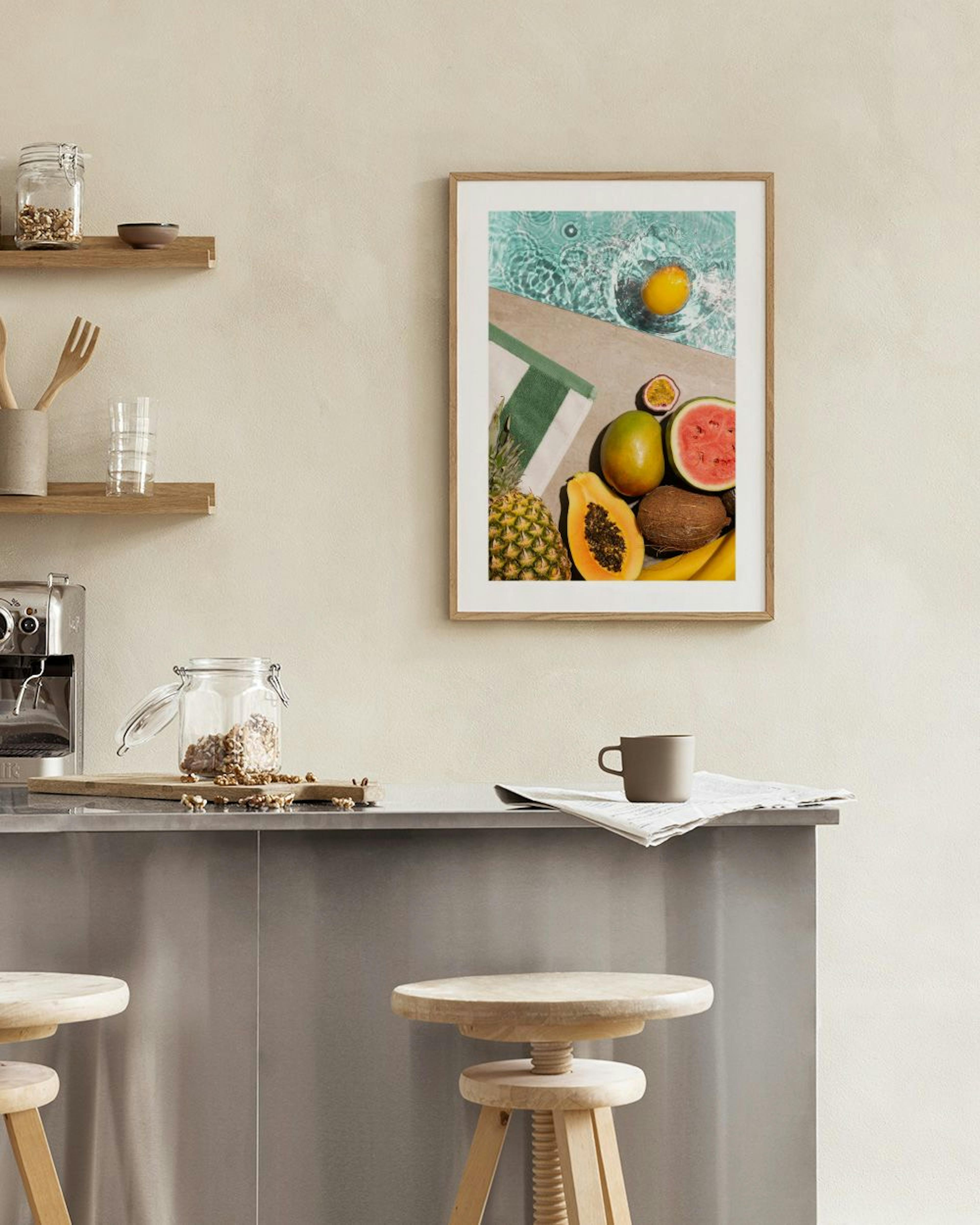 Tropical Fruits Poster