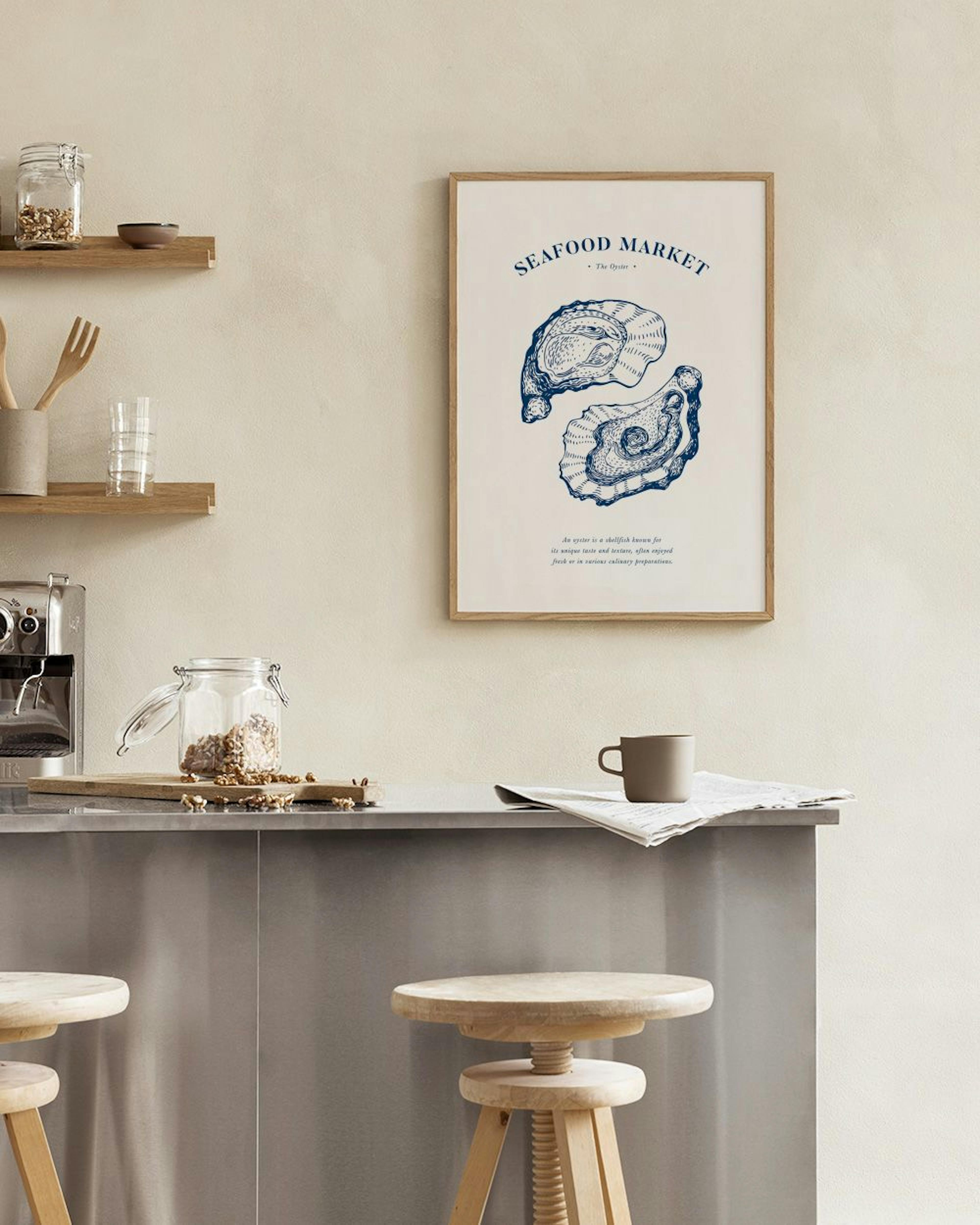 Seafood Market - The Oyster Poster