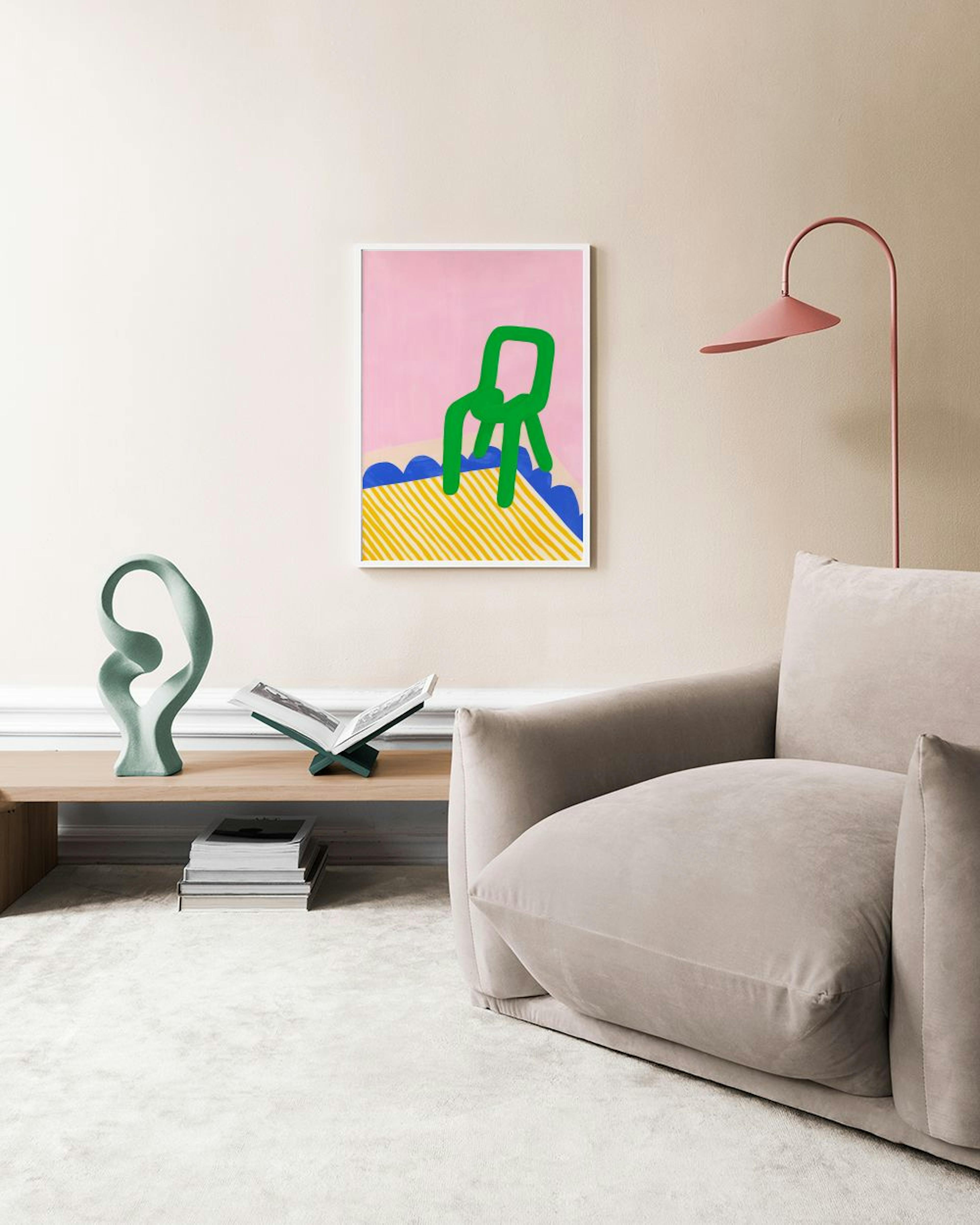 Bold Chair Poster