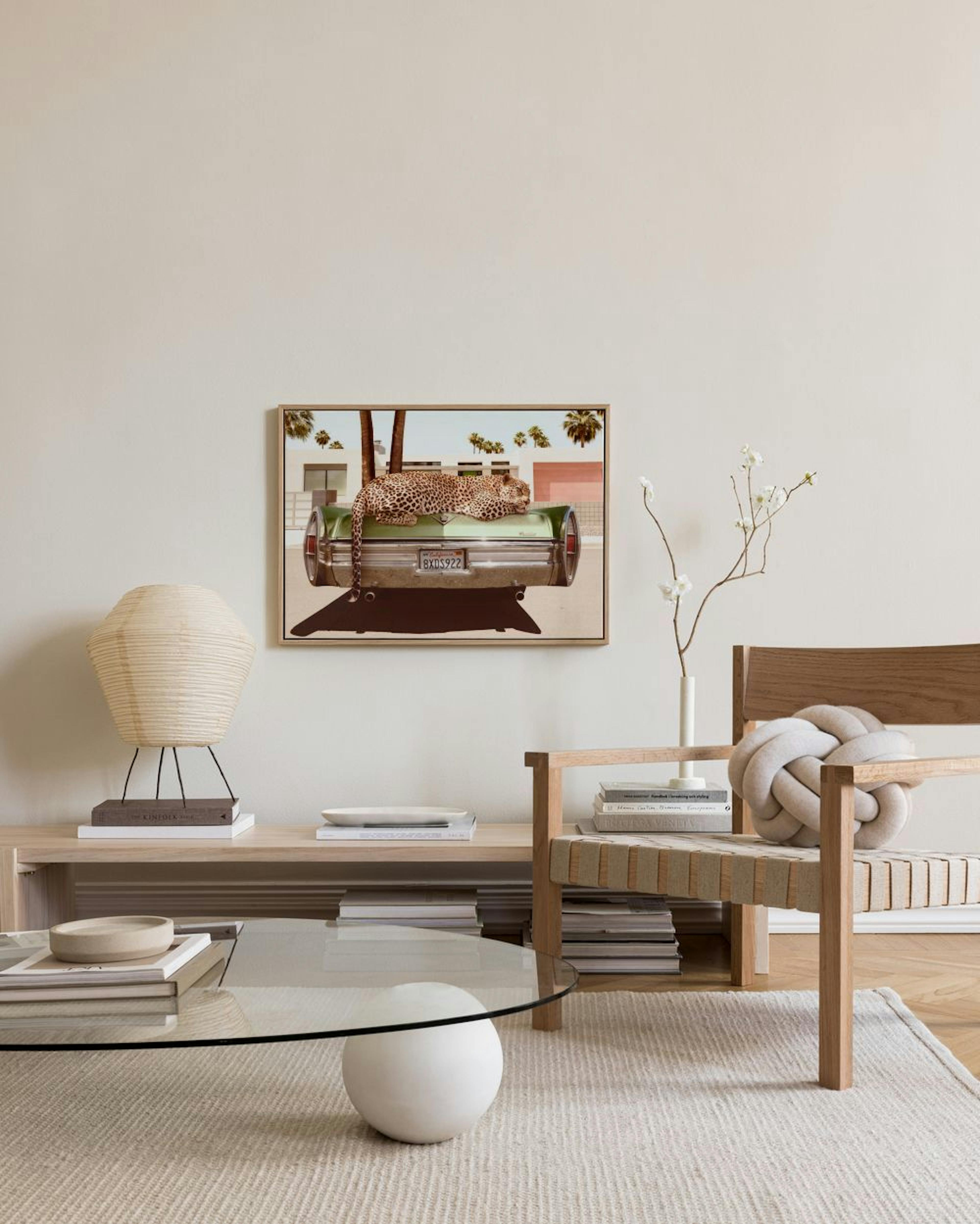 Chilling Leopard Canvas