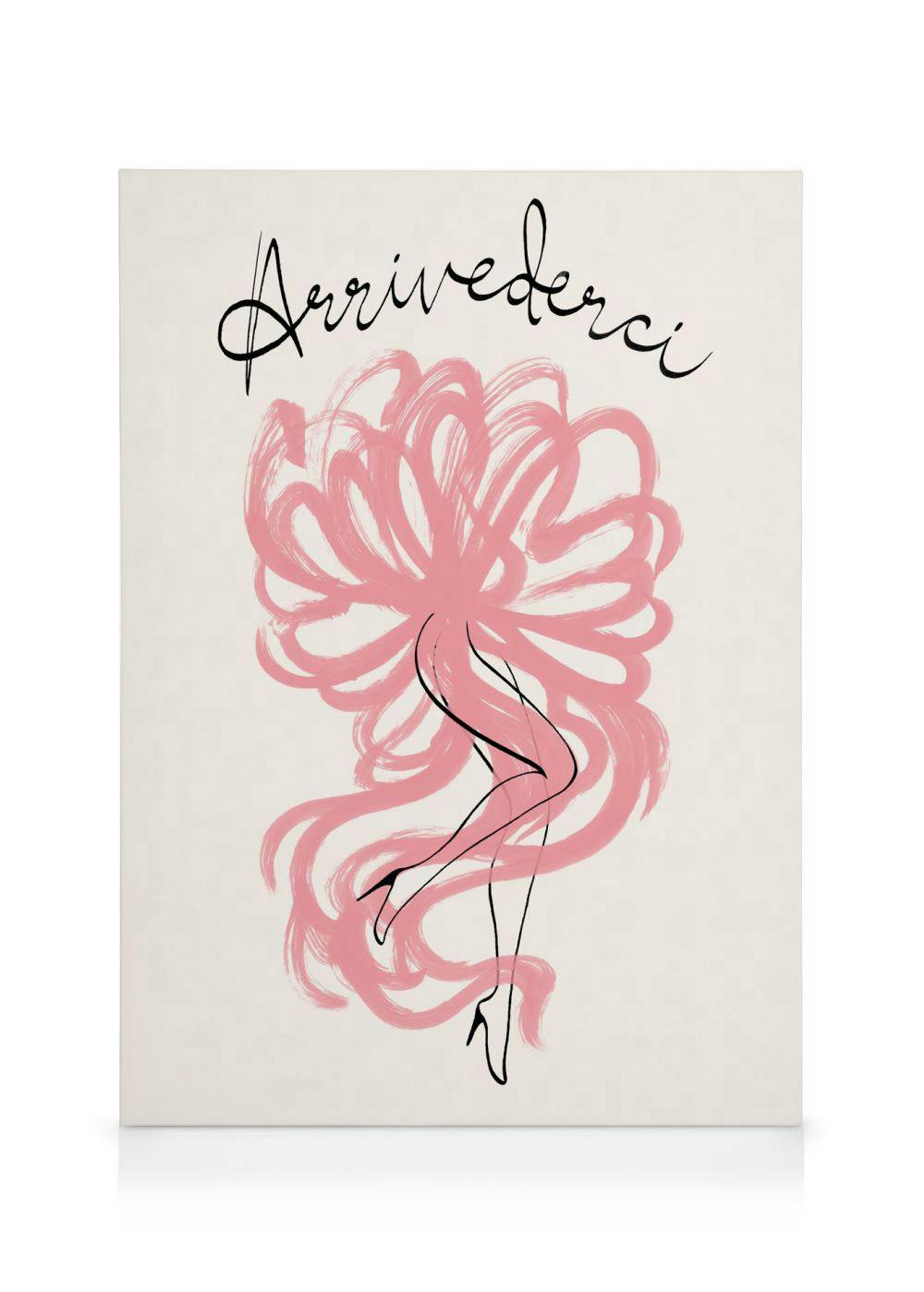 Arrivederci Stampa su Tela (30x40 cm)- Illustrazioni