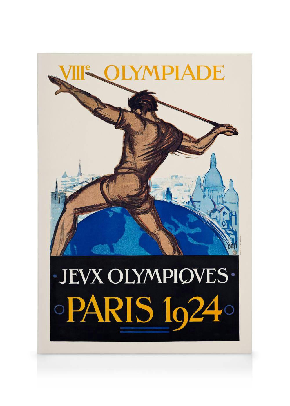 Leinwandbilder Paris 1924 Leinwandbild (30x40 cm - Holzrahmen schwarz)