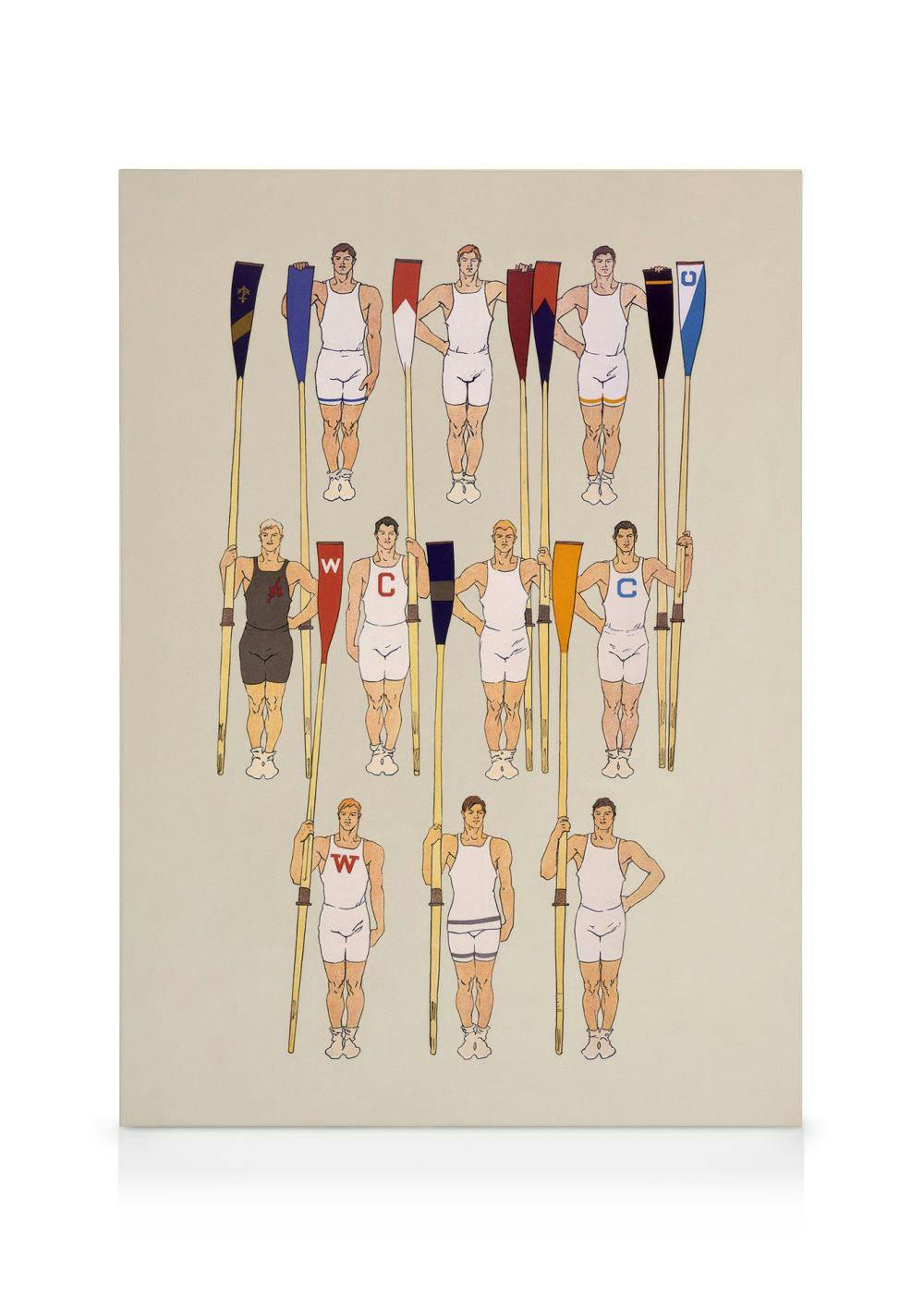 Canvas Schilderijen College Crew Canvas (30x40 cm)