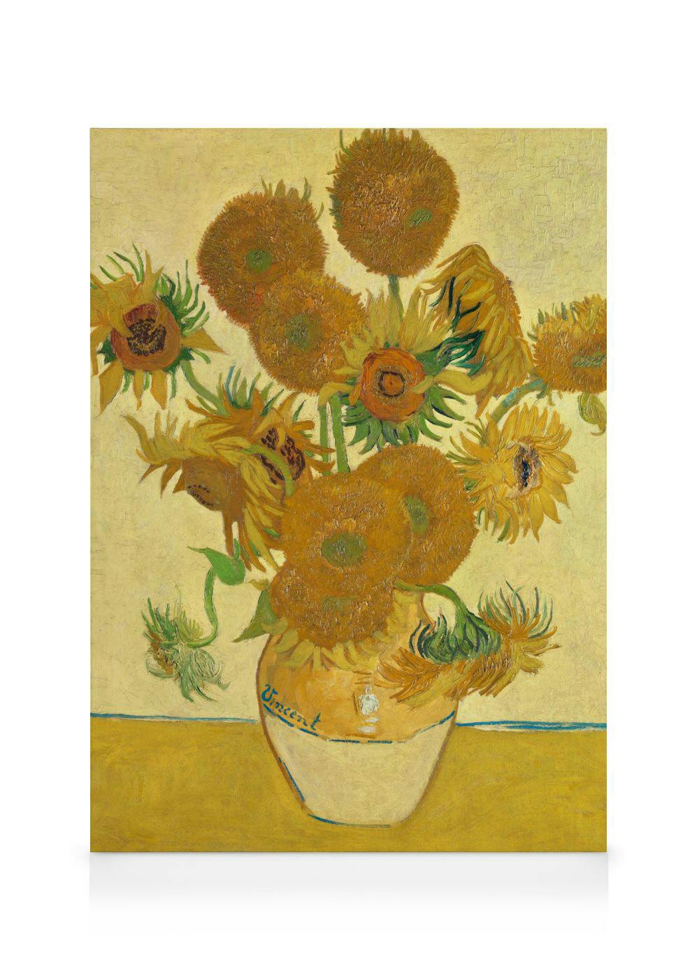 Canvas Prints Van Gogh - Sunflowers Canvas (30x40 cm - Black Frame)