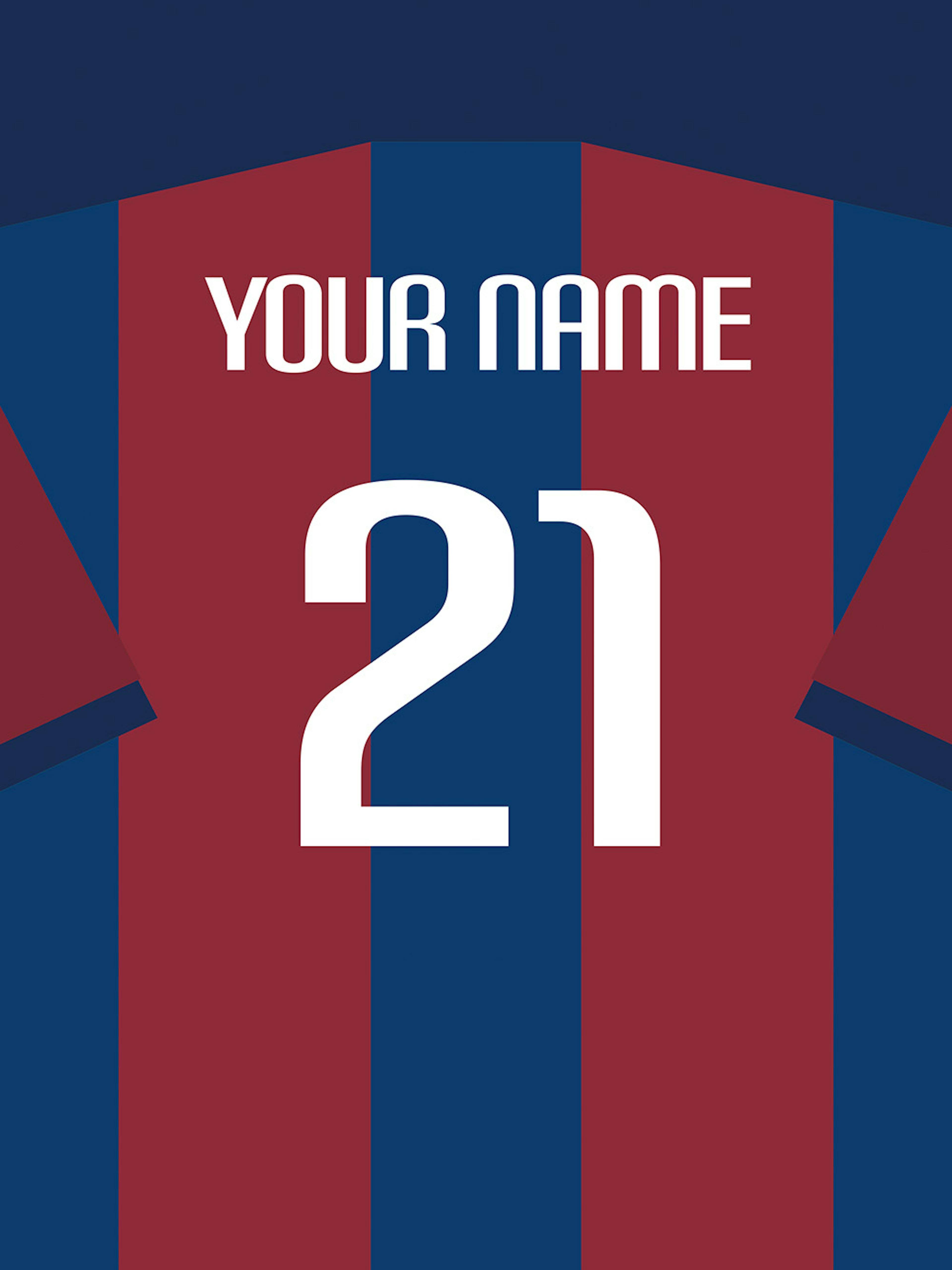 Football Shirt No5 Personal Juliste