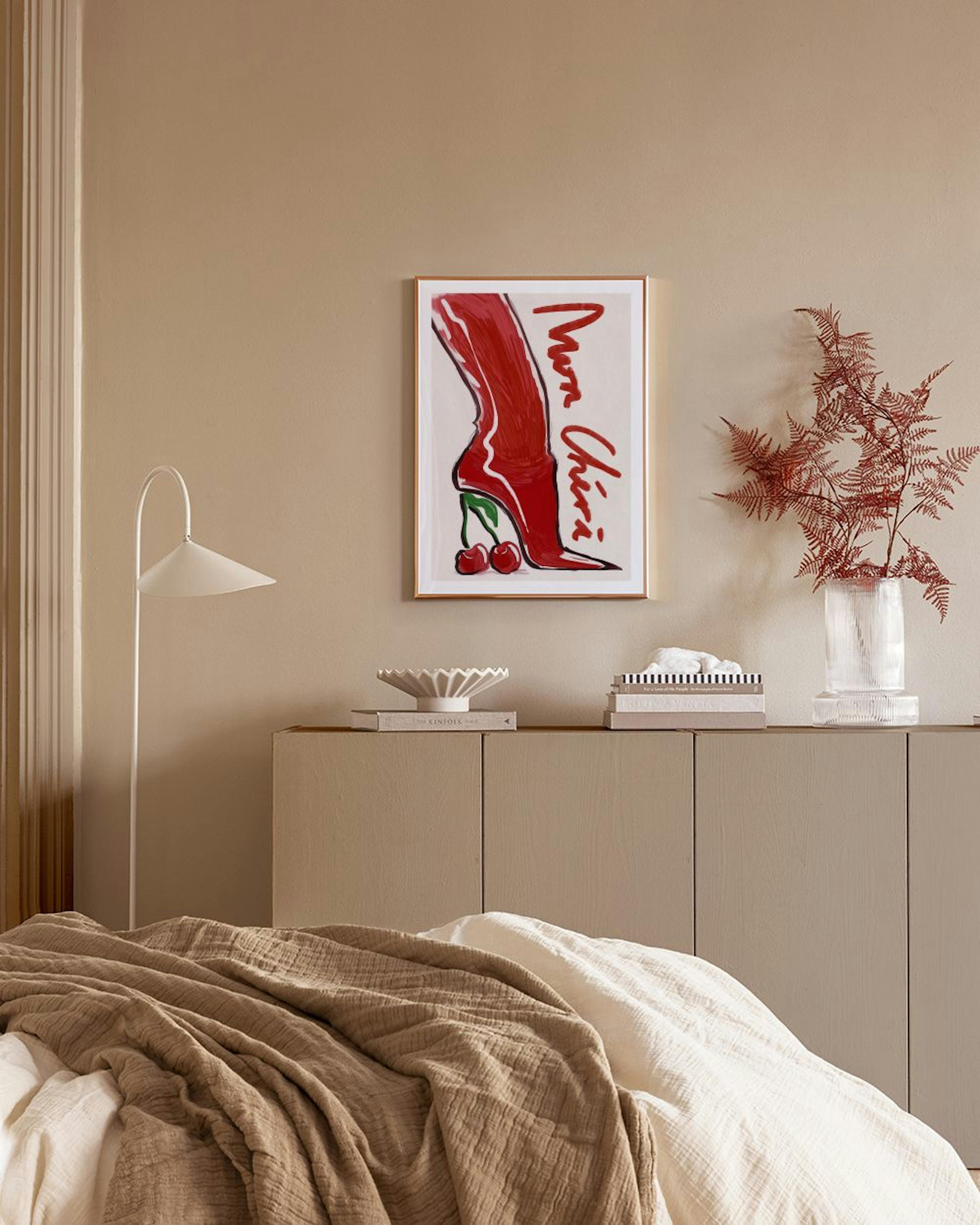Cherry Heels Poster