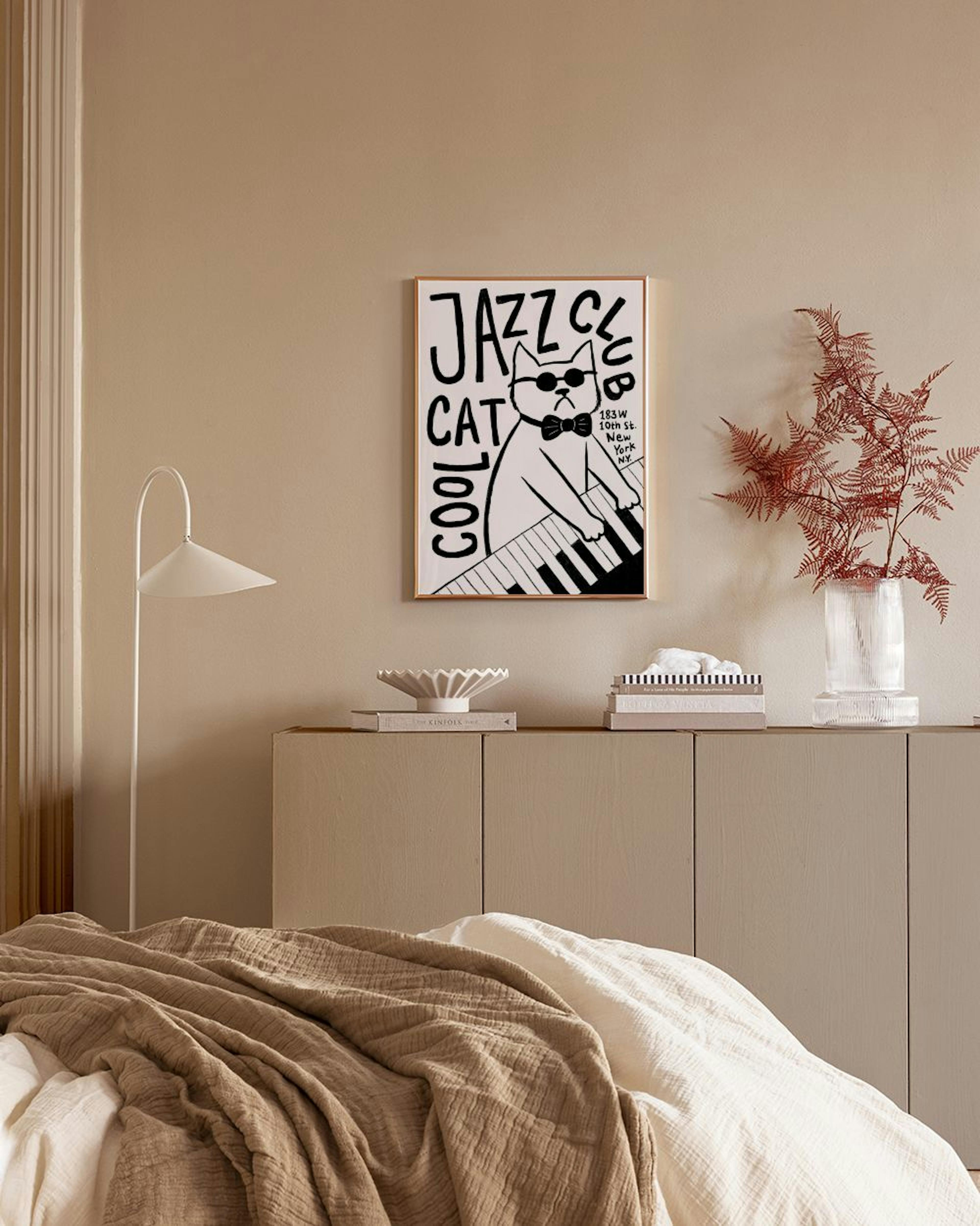 Cool Cat Jazz Club Affiche