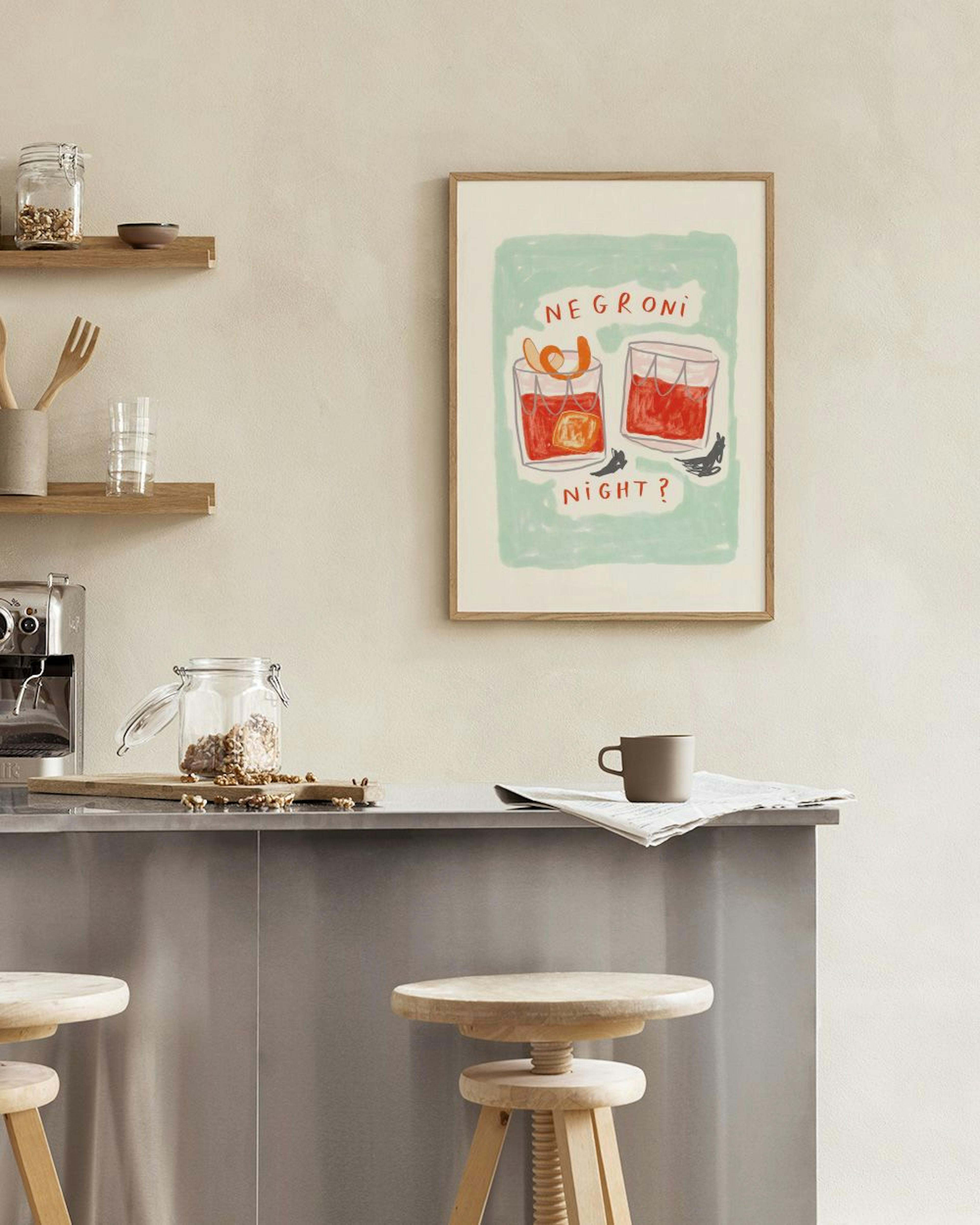 Lauren Emmett - Negroni Poster