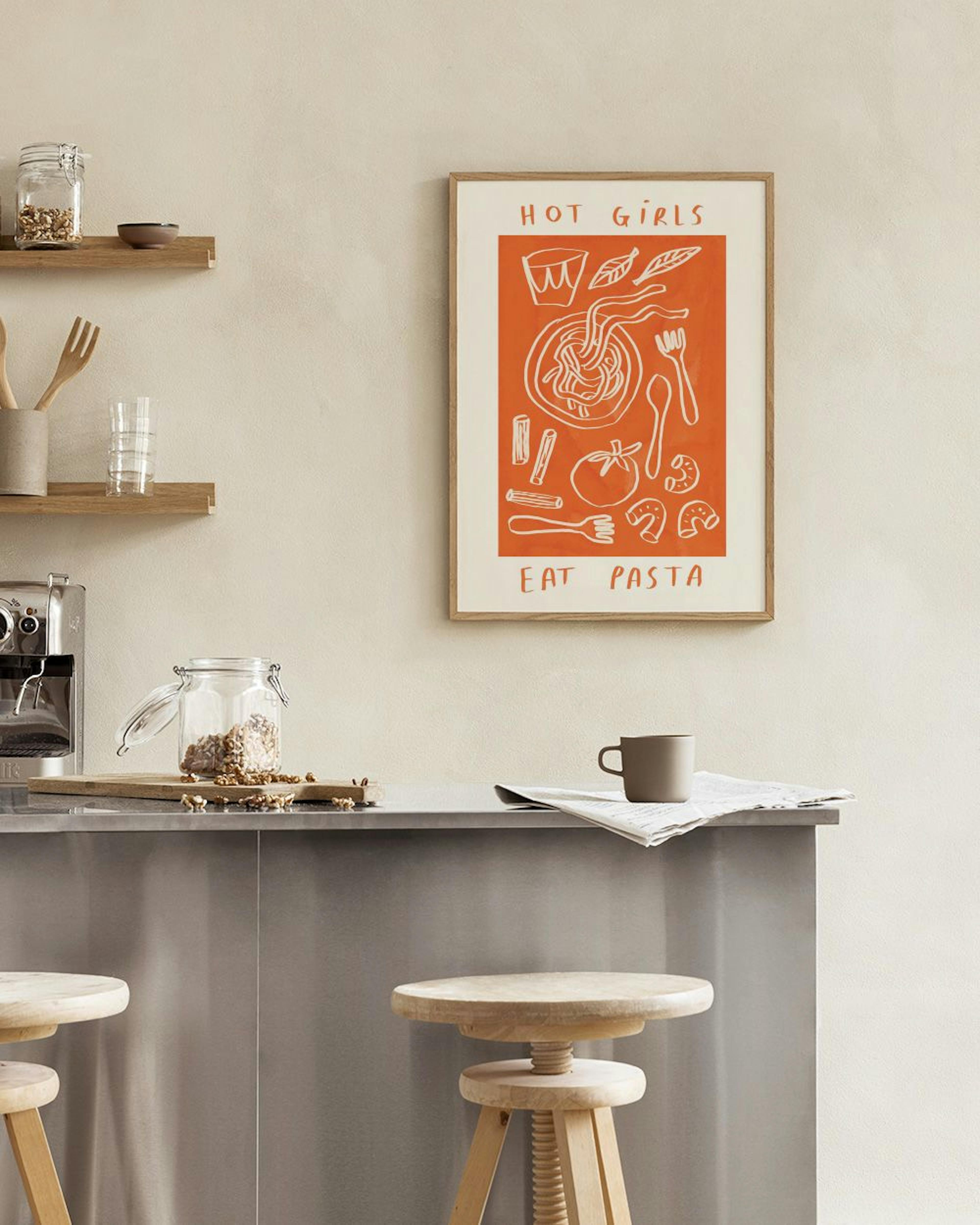 Lauren Emmett - Hot Girls Eat Pasta Poster