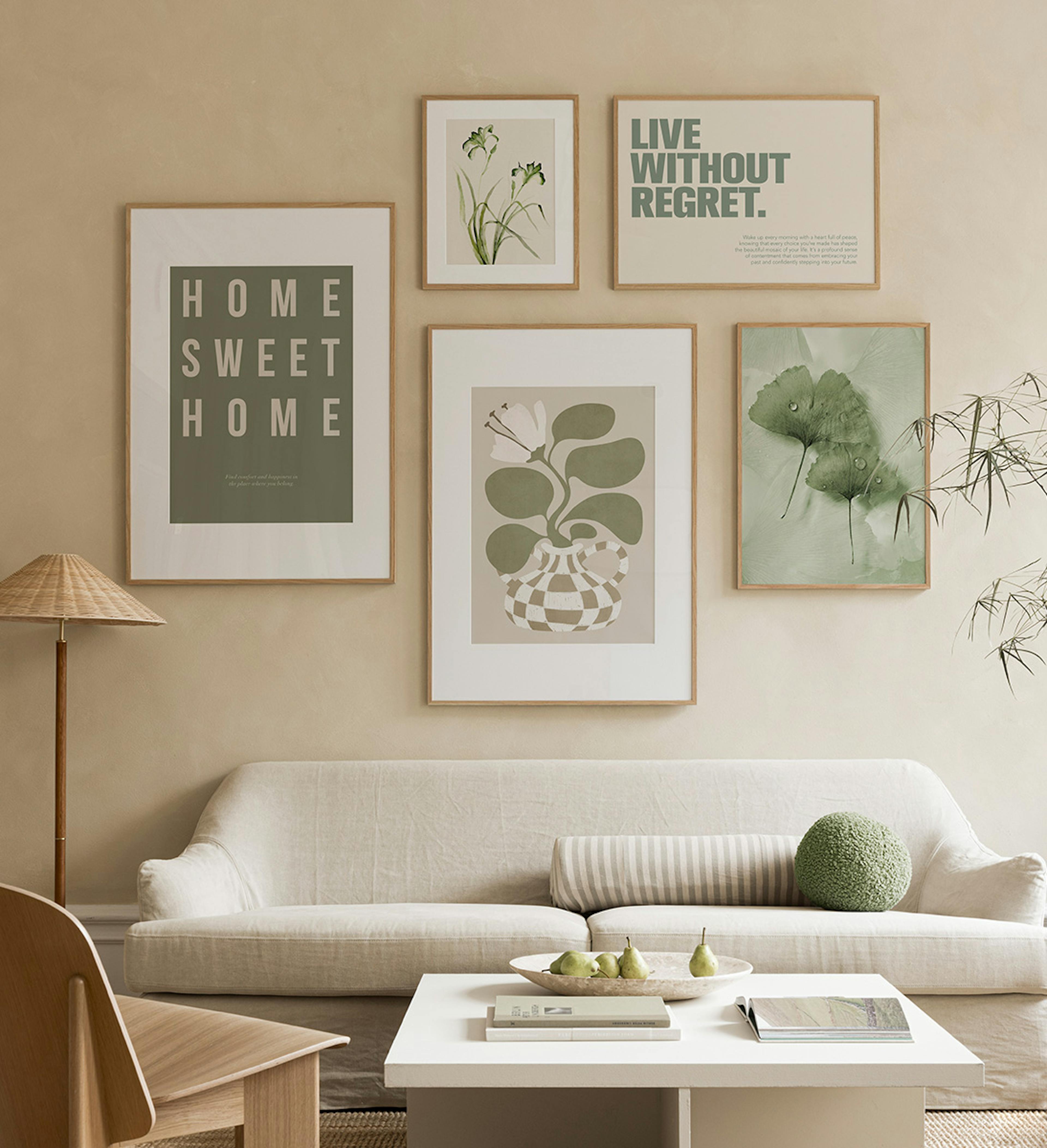 Green summer hues decoration murale