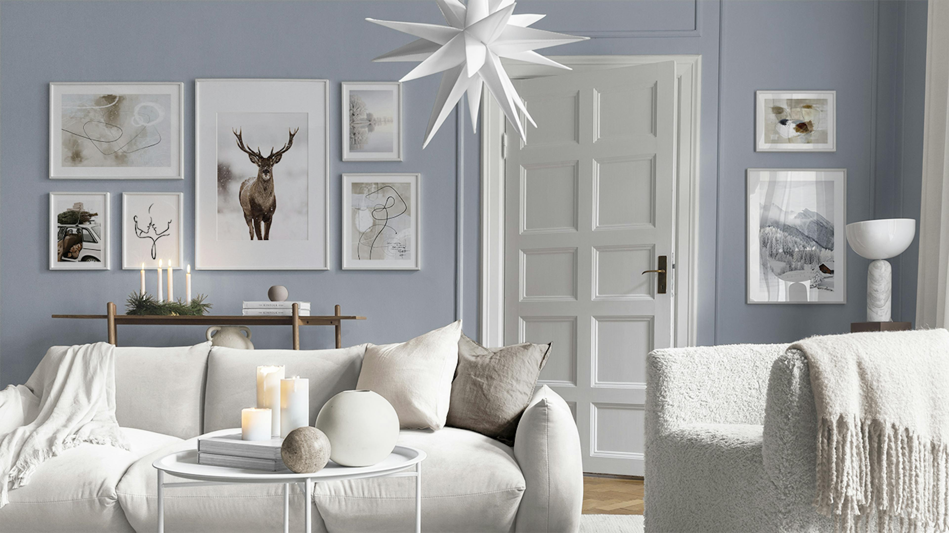 Crispy Winter Wonderland gallery wall