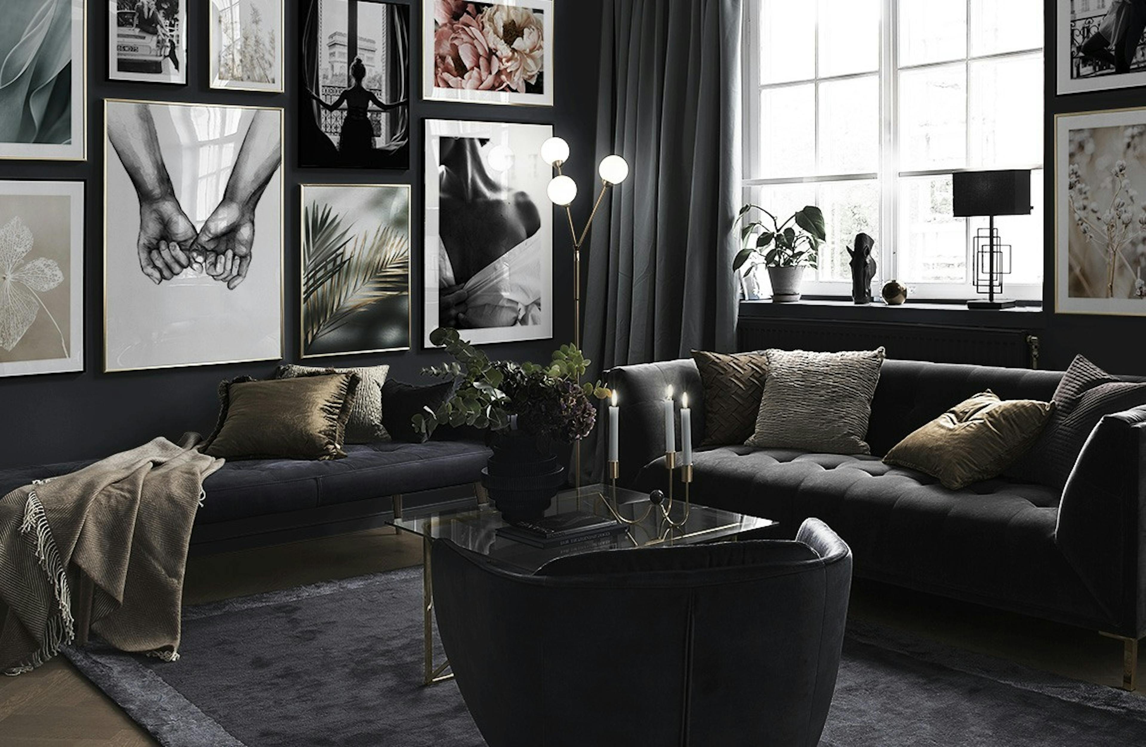 All in one gallery wall