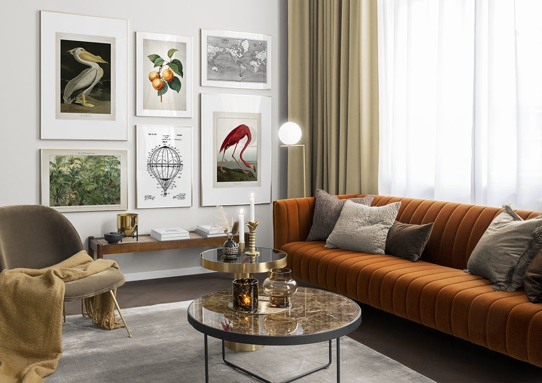 Vintage gallery wall (ONE SIZE)