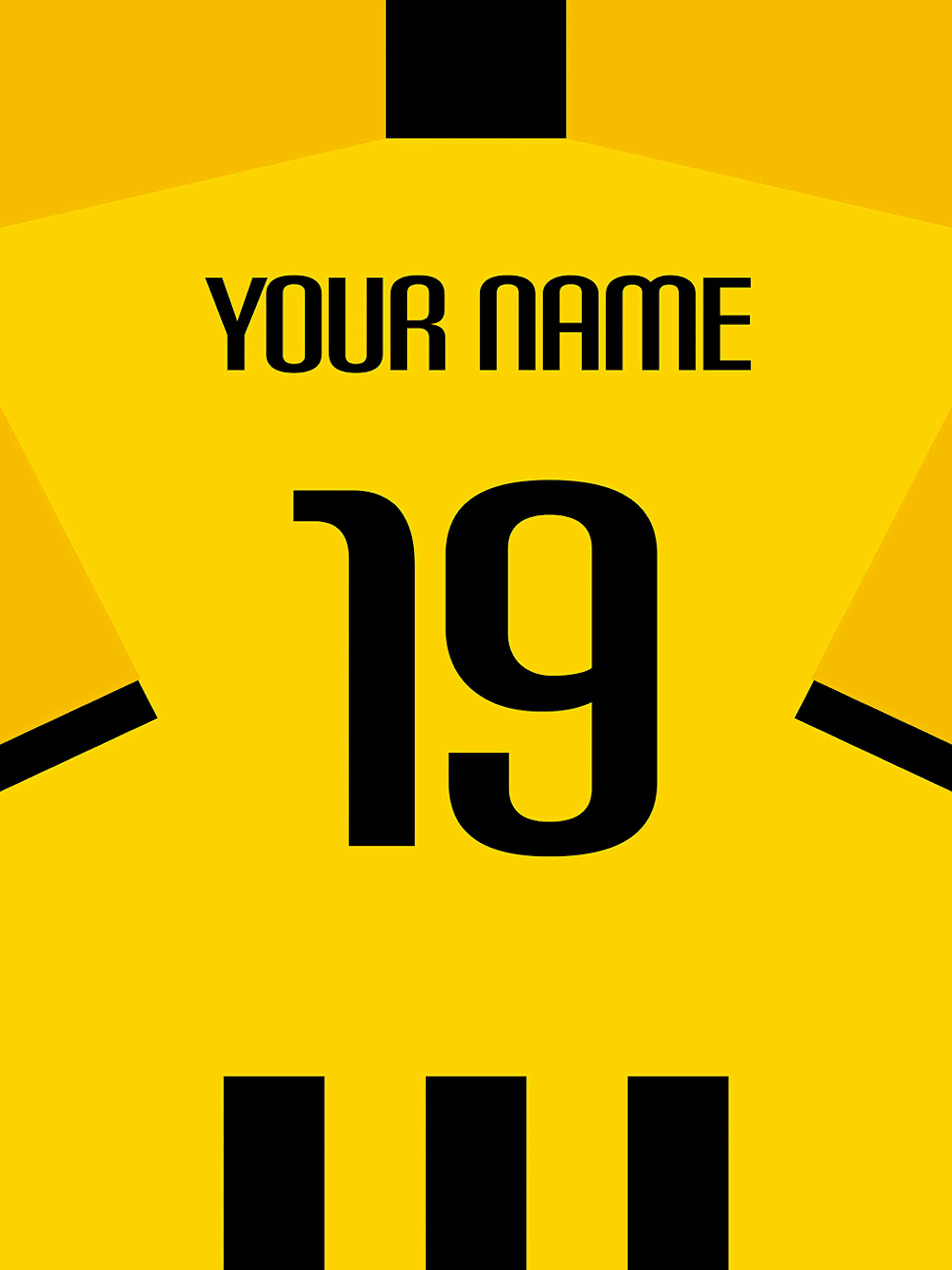 Football Shirt No7 Personal Plakat
