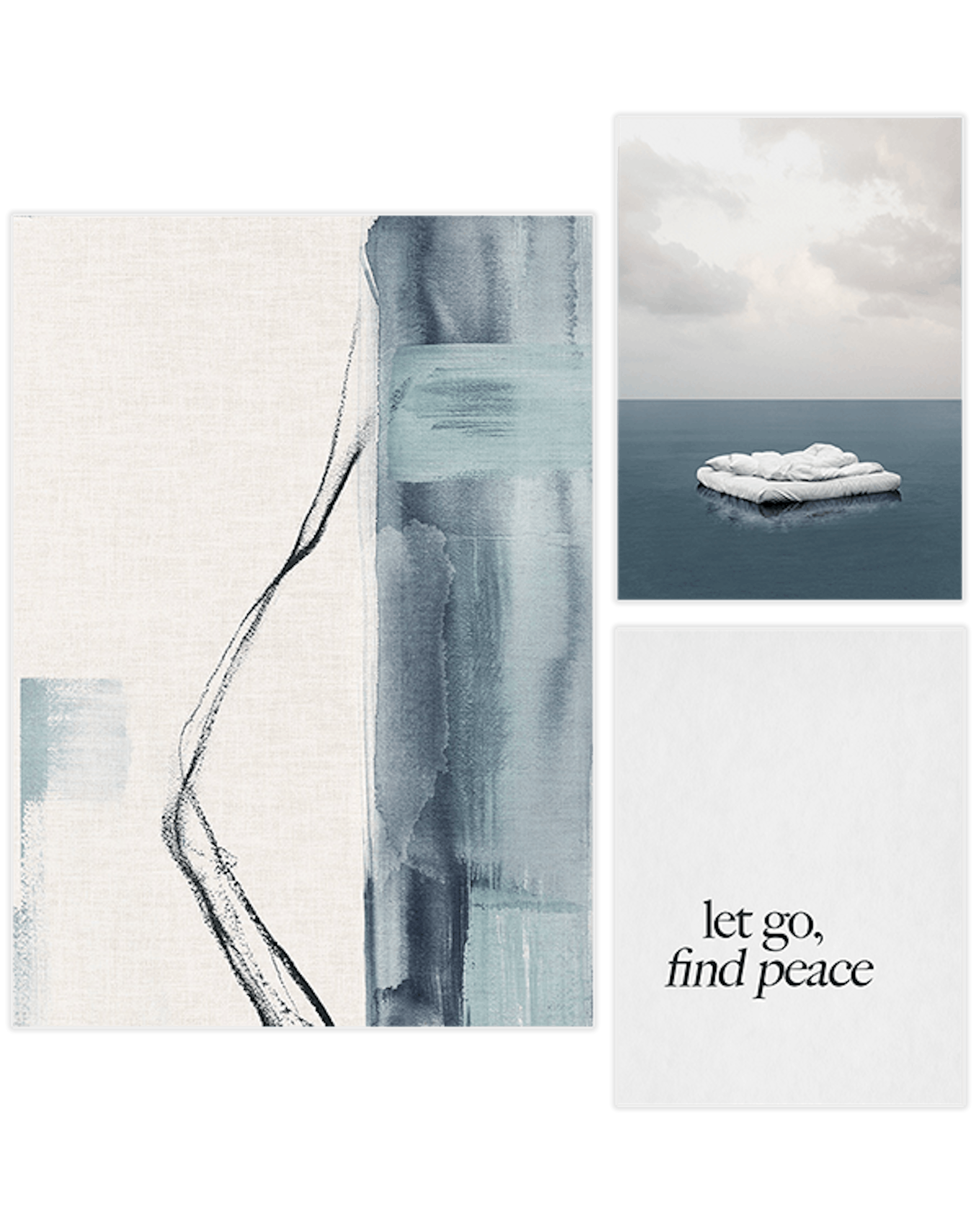 Minimalistic Zen Trio Plakat pakker