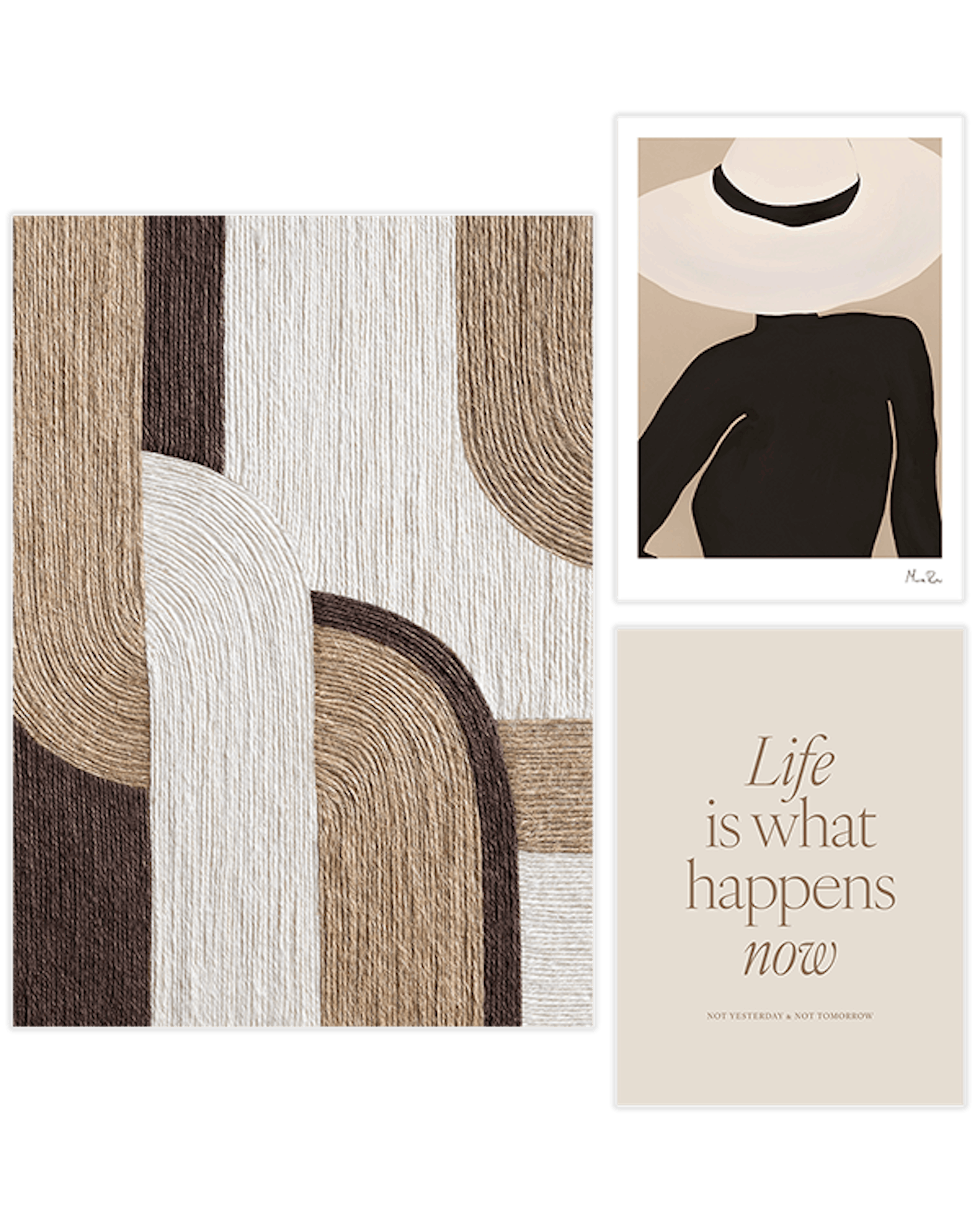 Tactile Trio Poster pack