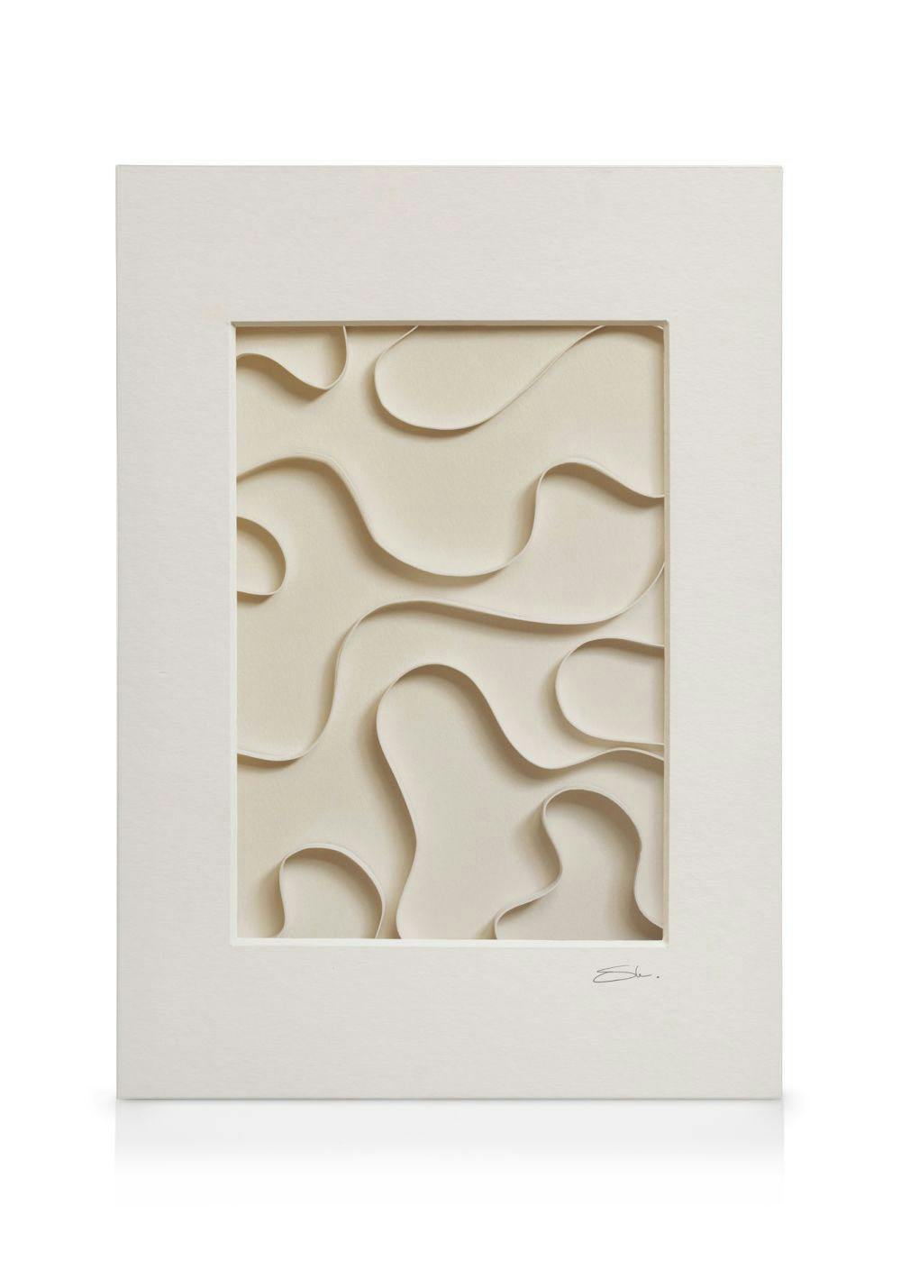 Canvas Schilderijen Tactile Shapes No2 Canvas (30x40 cm - Fotolijst Zwart)