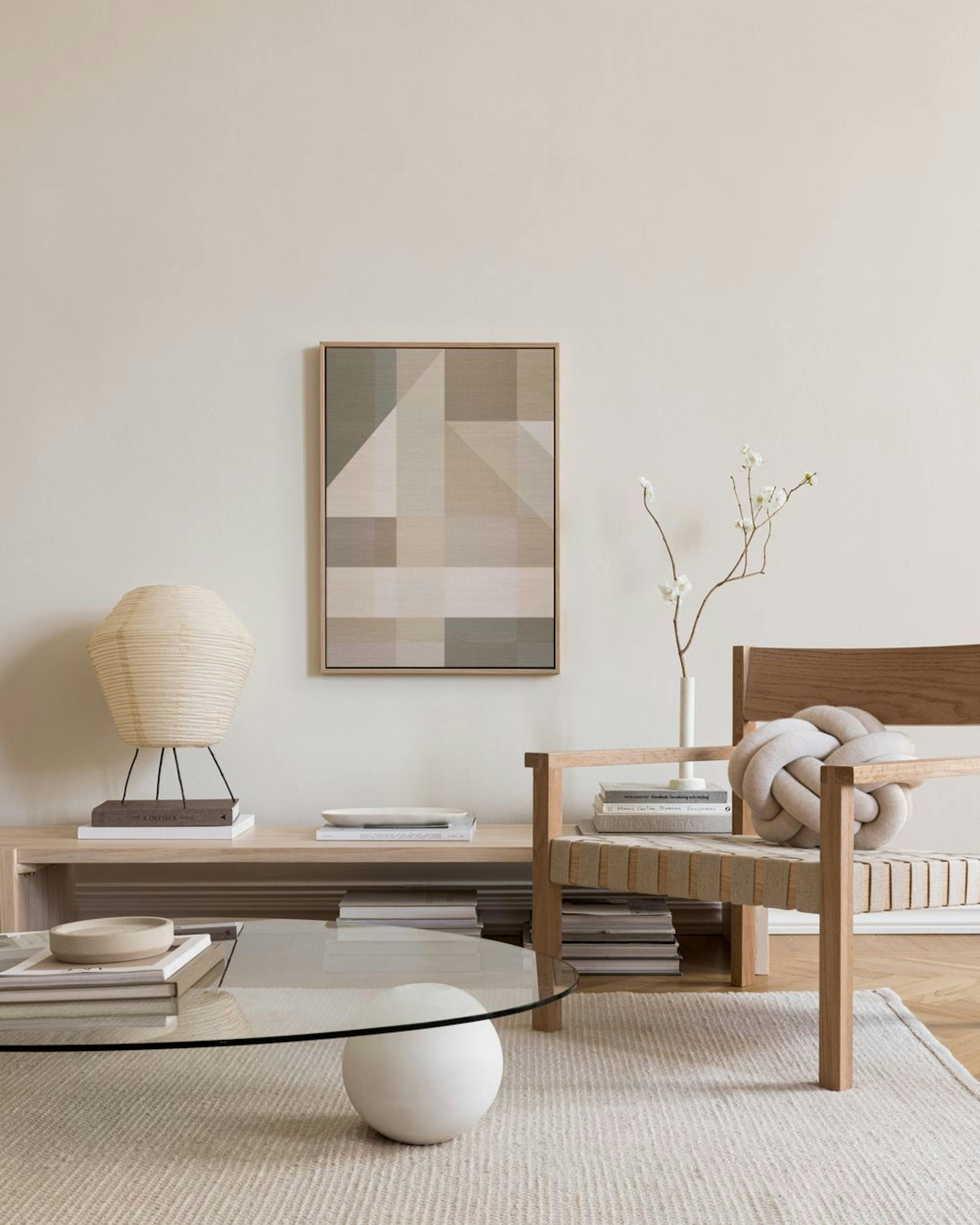 Linen Block Shapes No2 Kanvaasi