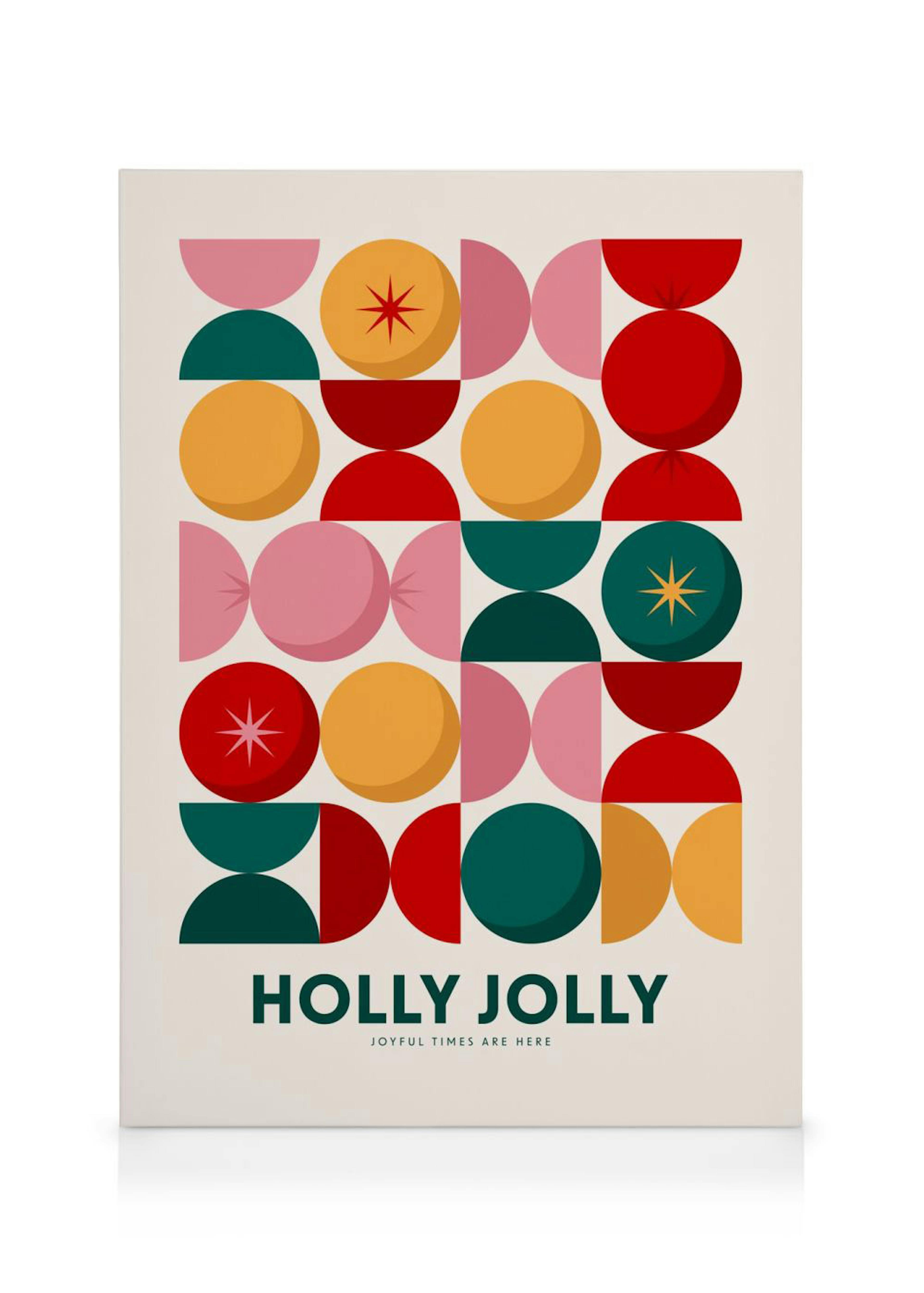 Holly Jolly Graphic Lerret 0
