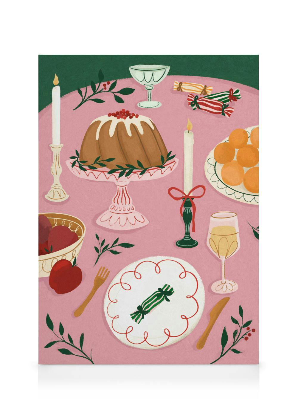The Cake is Served Obraz na plátne (30x40 cm - Čierny rám)