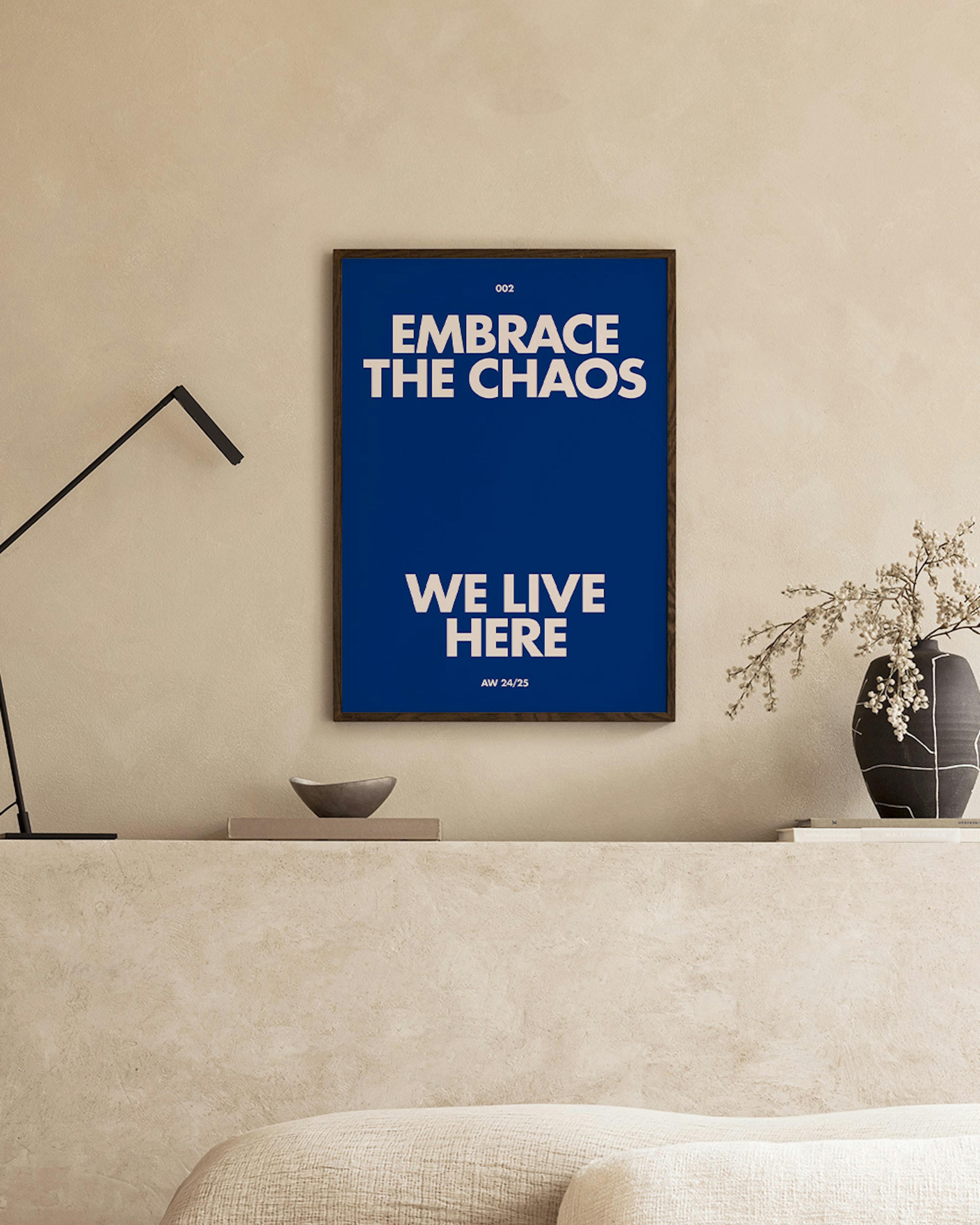 Embrace the Chaos Poster