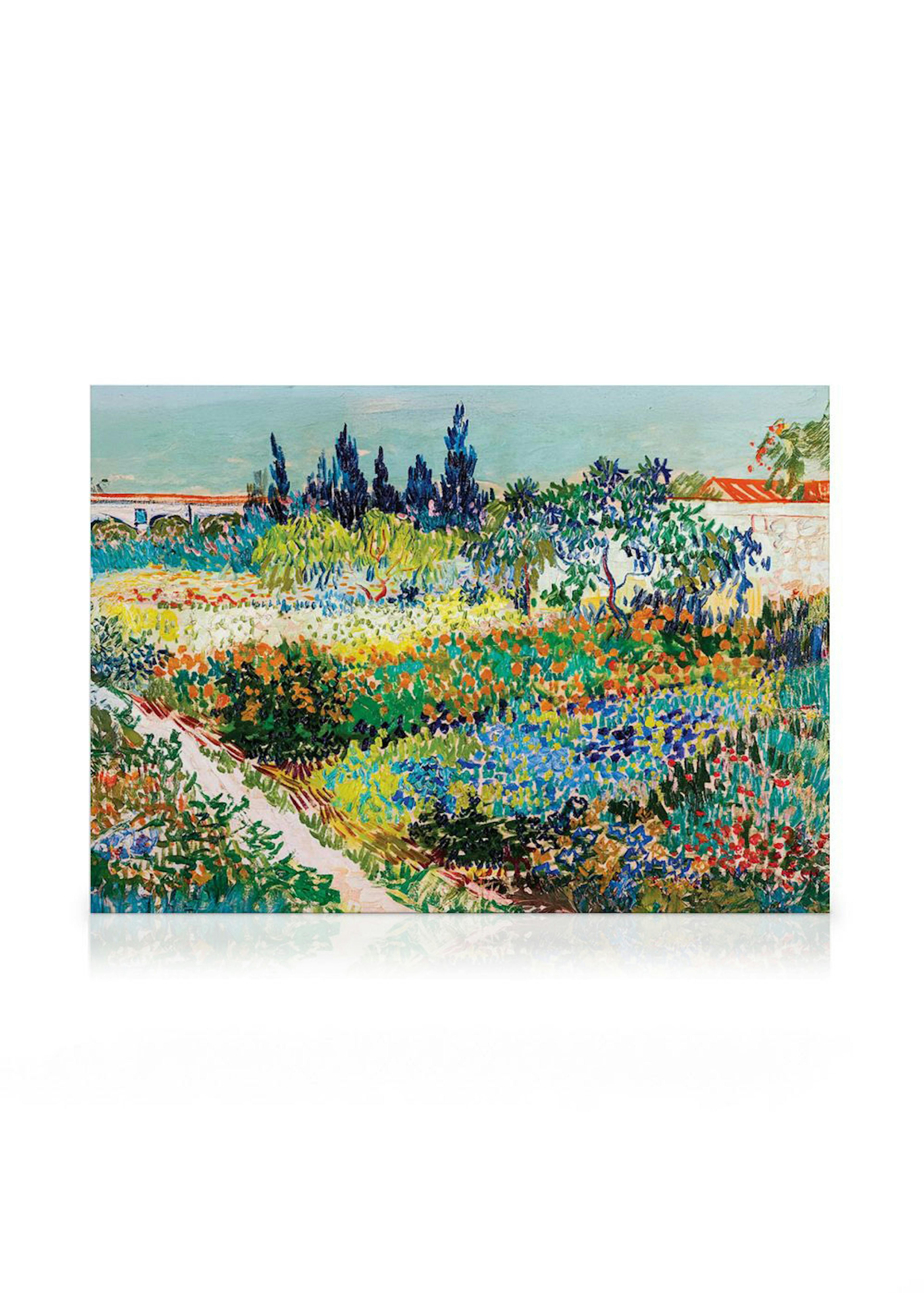 Van Gogh - Garden at Arles Landscape Canvastavla 0