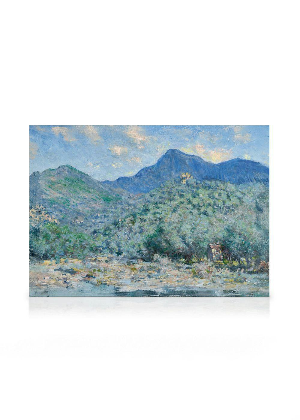 Obrazy na płótnie Monet - Valle Buona, Near Bordighera Landscape Obraz na płótnie (70x100 cm - Ramka dębowa)