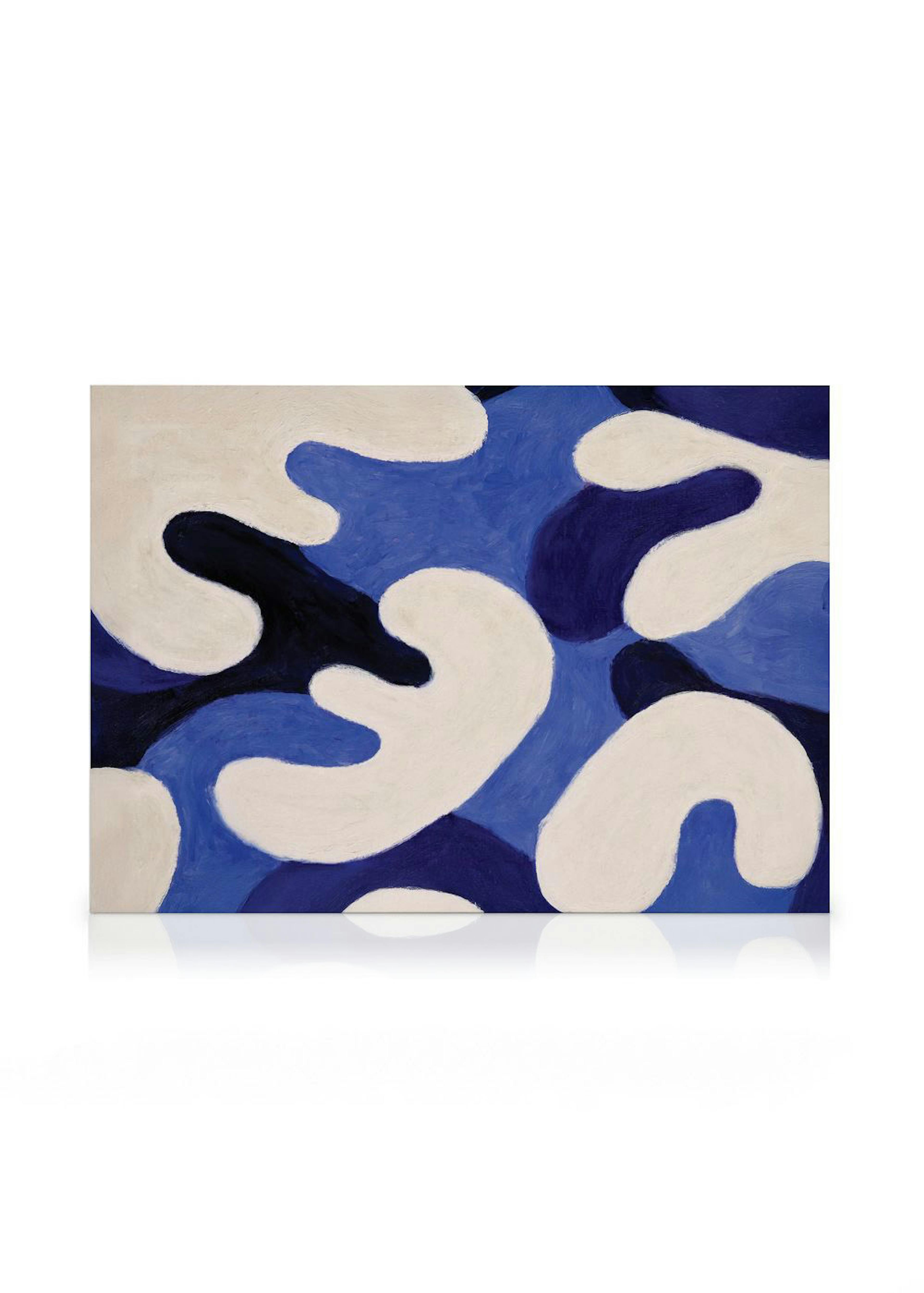 Blue Abstract Lienzo 0