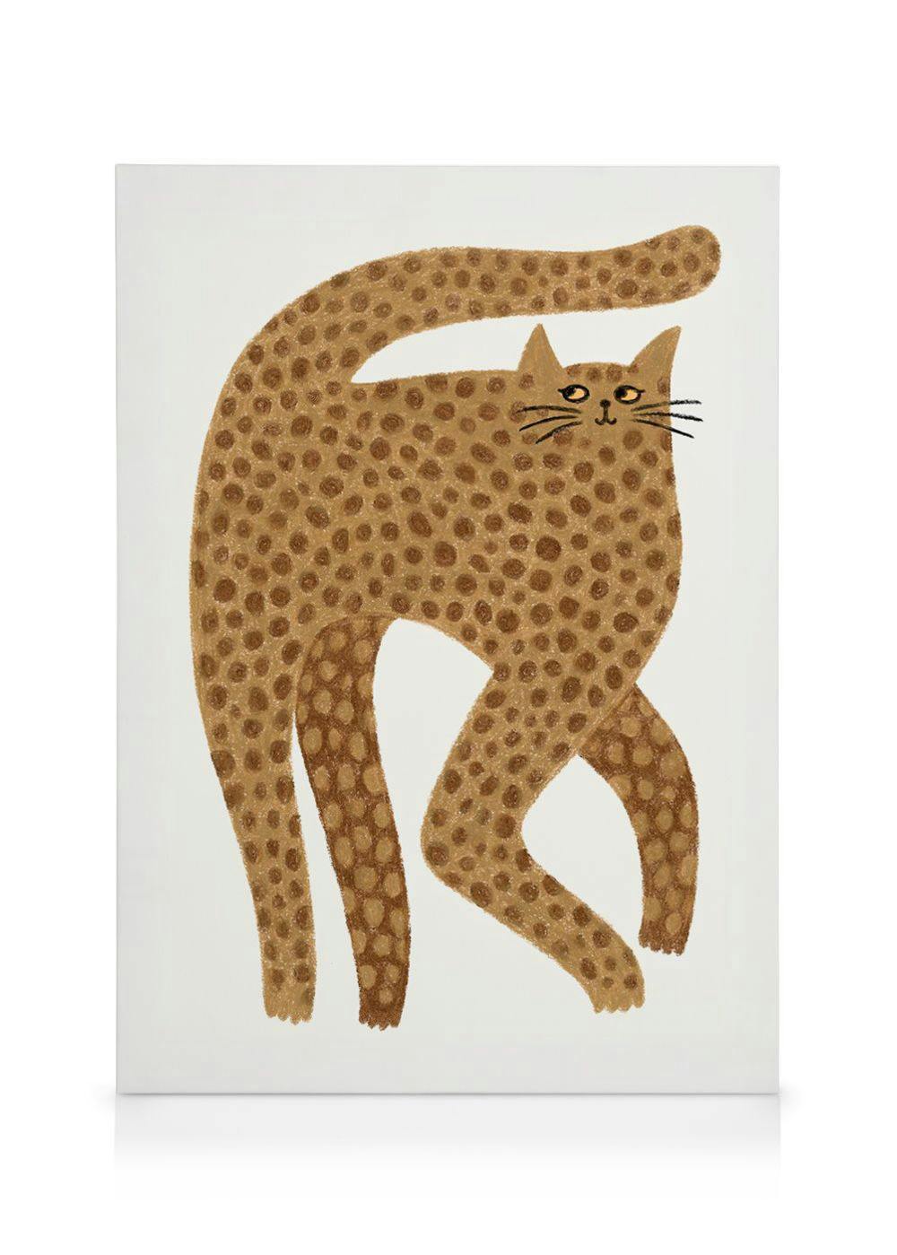 Likable Leopard Toile (30x40 cm - Cadre noir)  Animaux sauvages