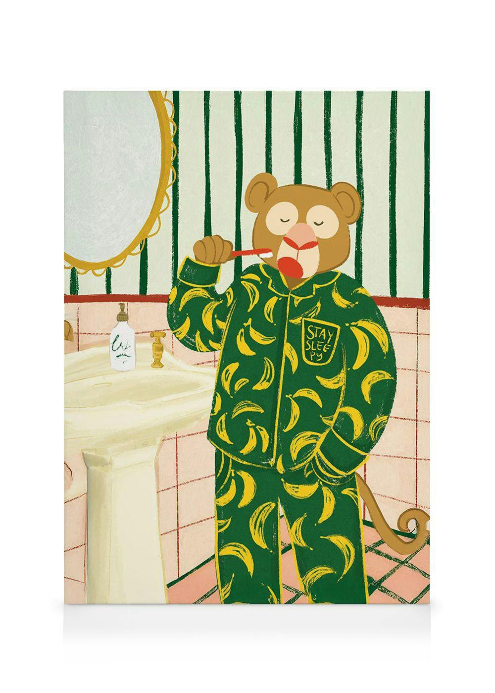 Obrazy na płótnie Stay Sleepy Obraz na płótnie (70x100 cm - Ramka dębowa)