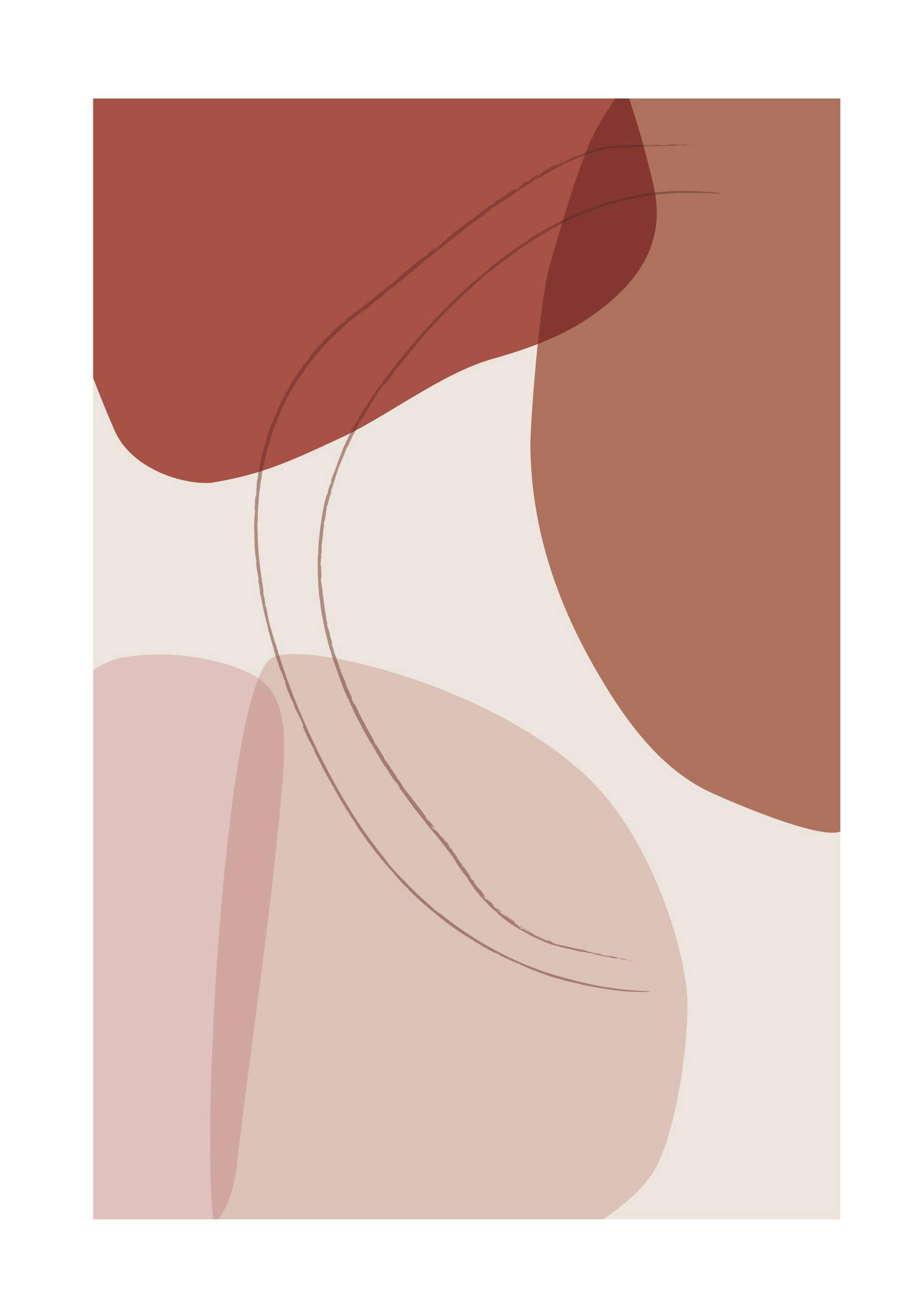 Graphic Shapes and Lines No2 Affiche 0