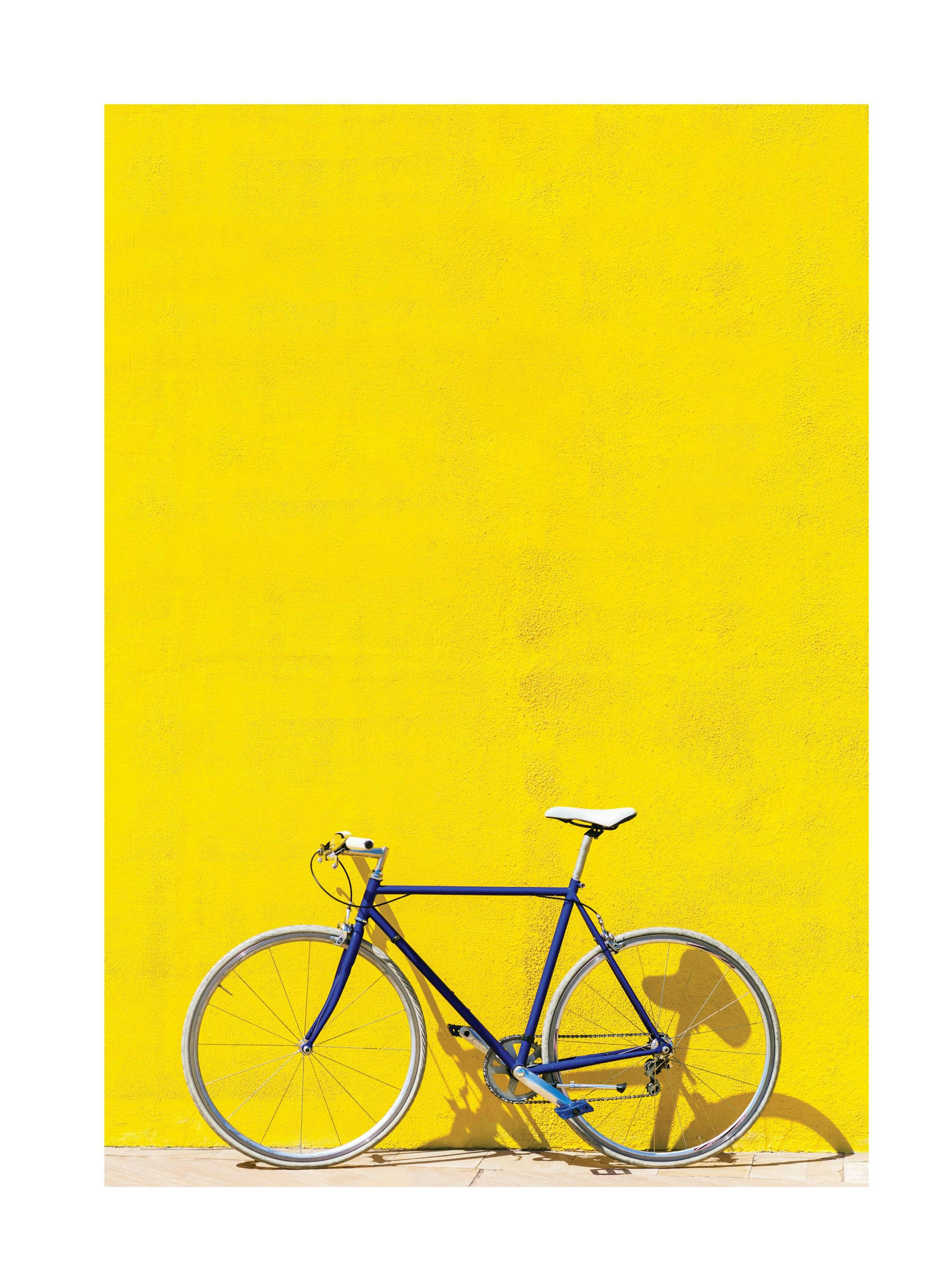 Yellow Bike Print