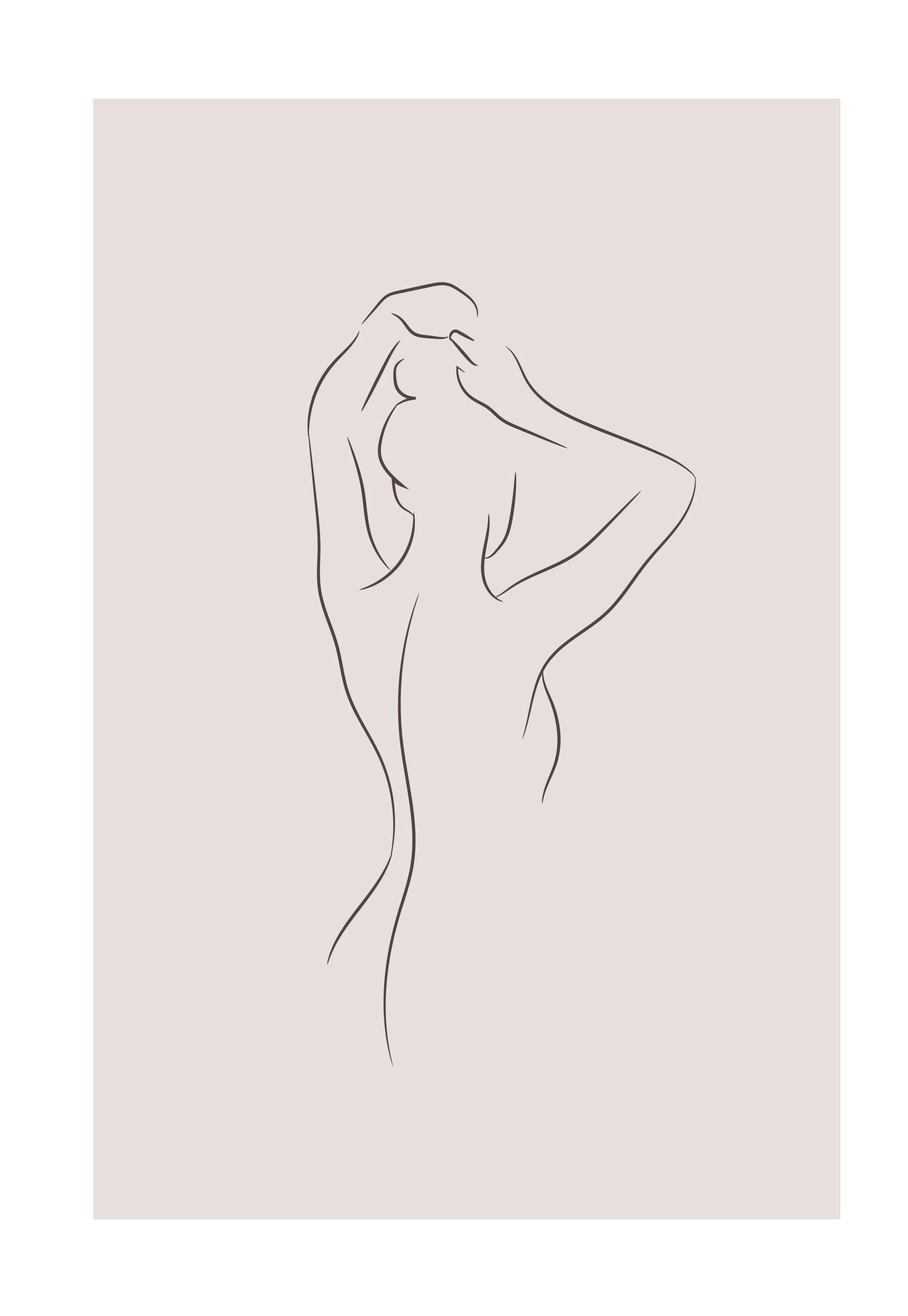 Simple Lines No1 Print 0