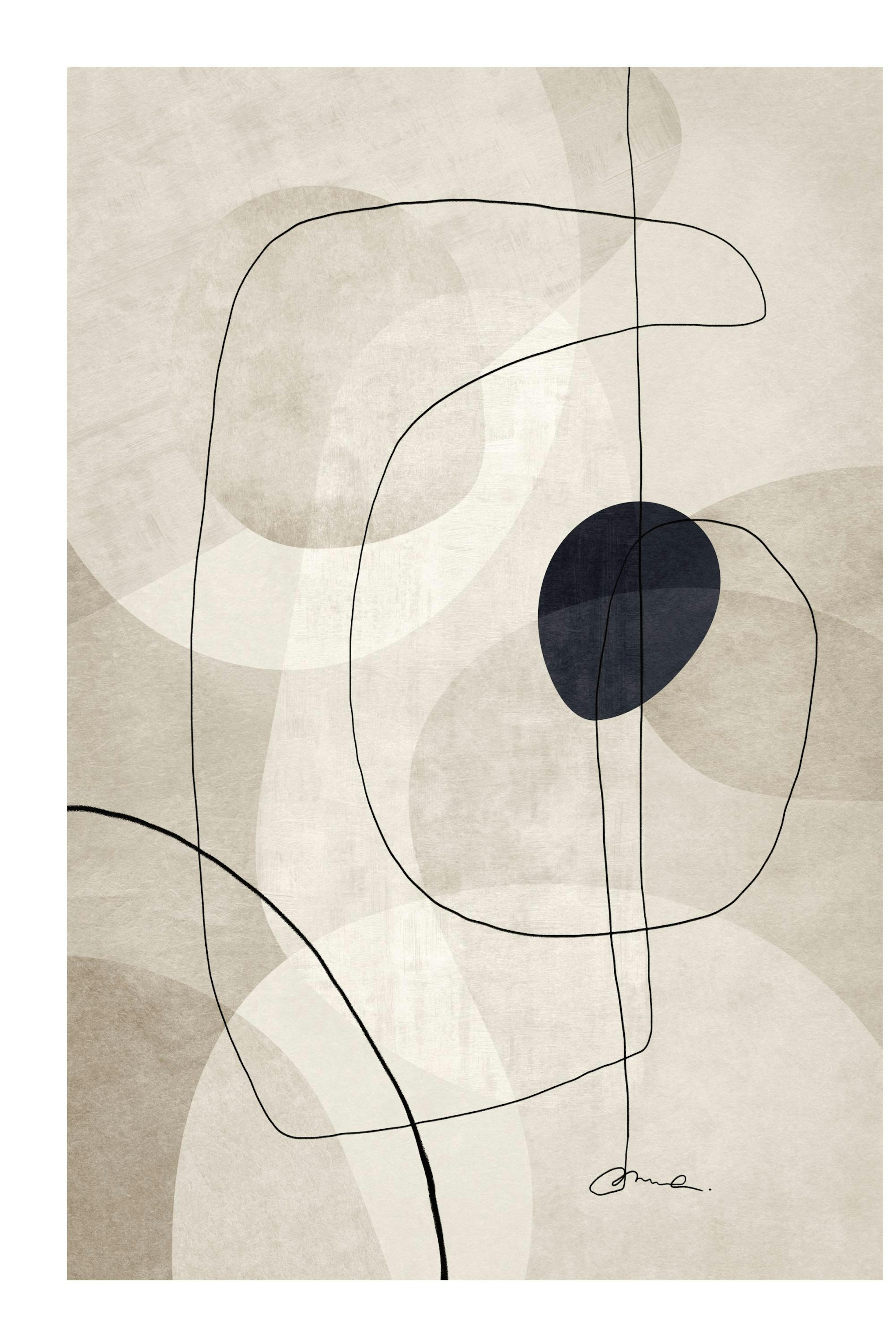 Beige Graphics No1