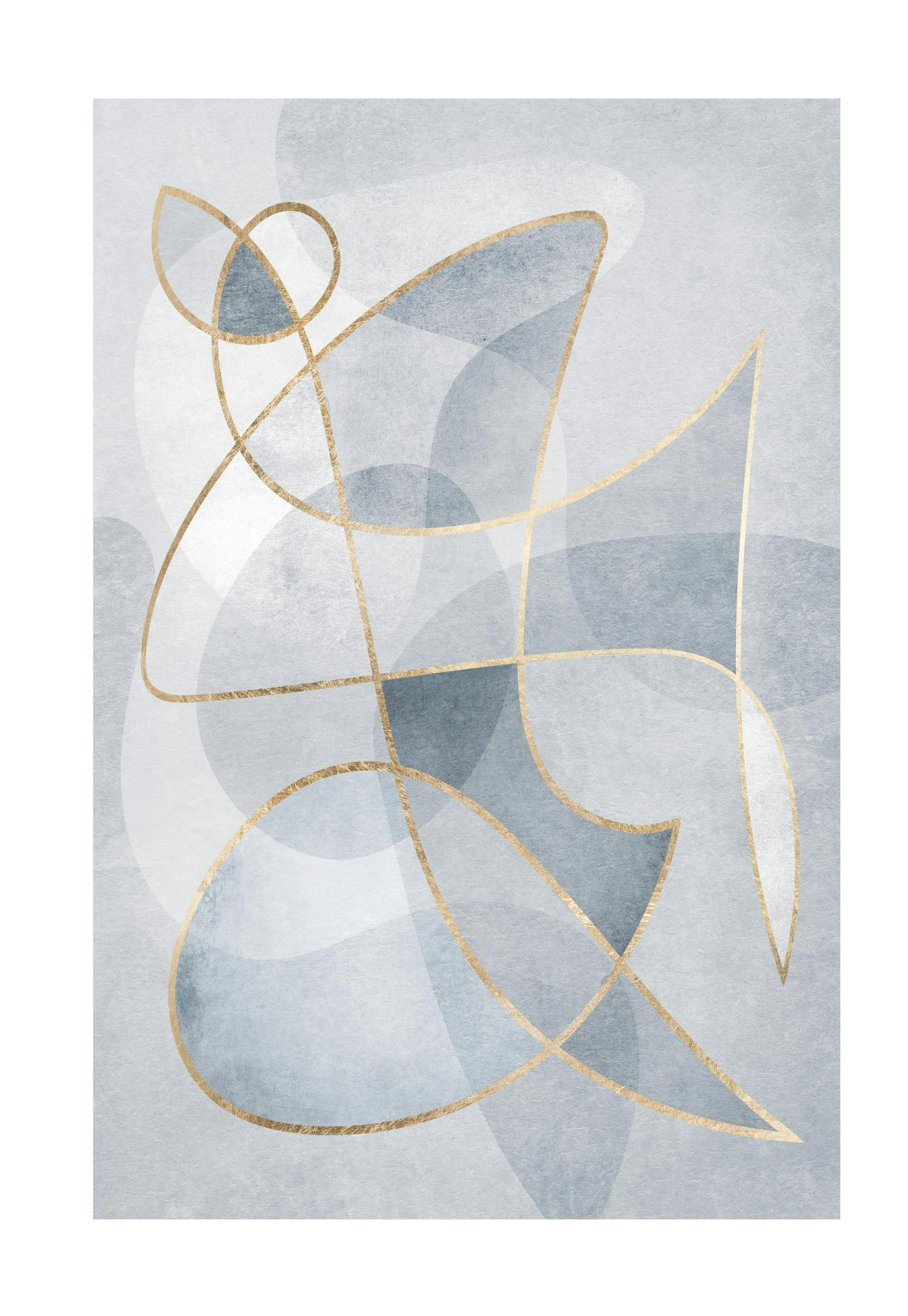 Abstract Blues No1 Plakat 0