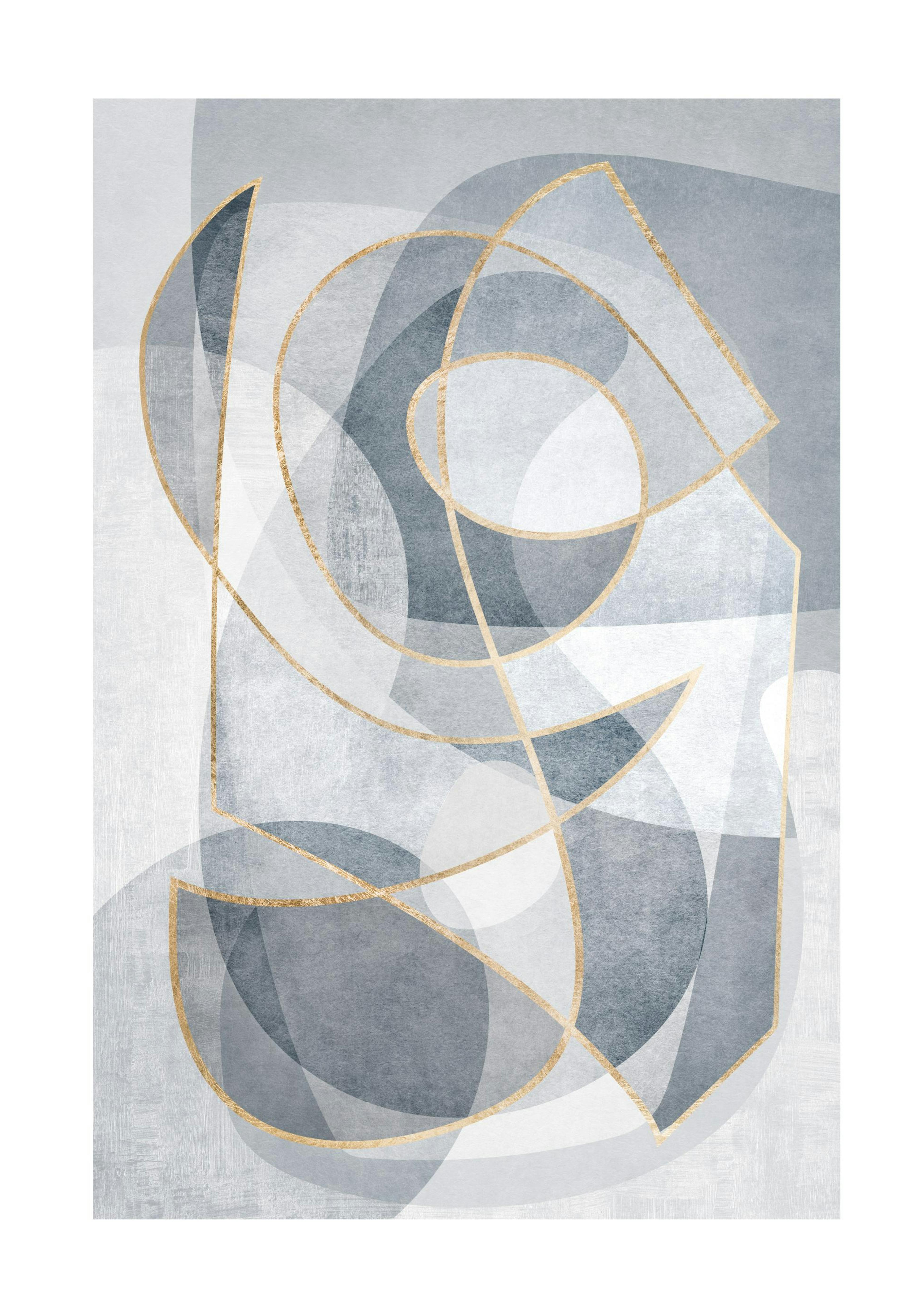 Abstract Blues No2 Plakat