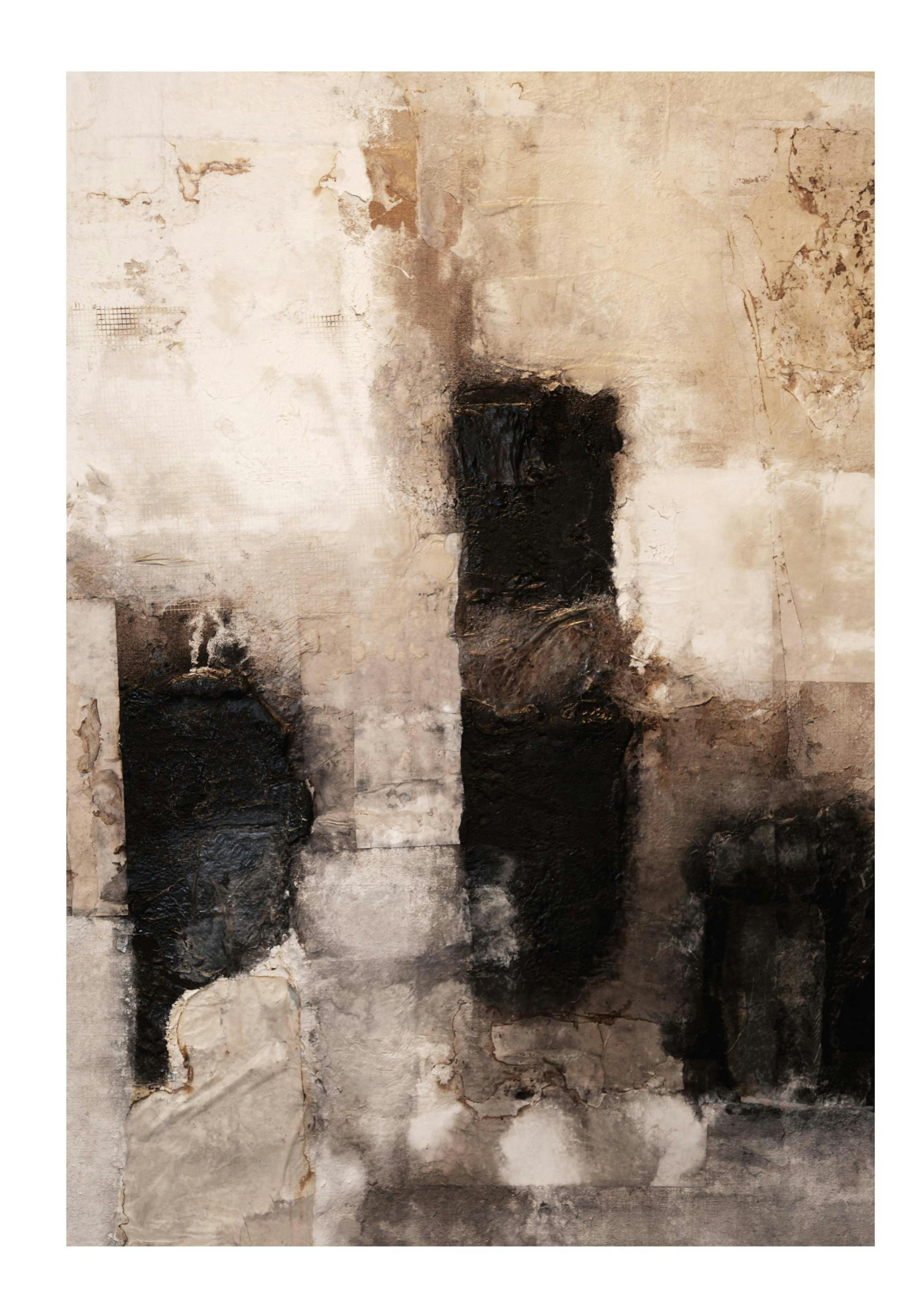 Beige Art Plakat (30x40 cm)- Sztuka abstrakcyjna
