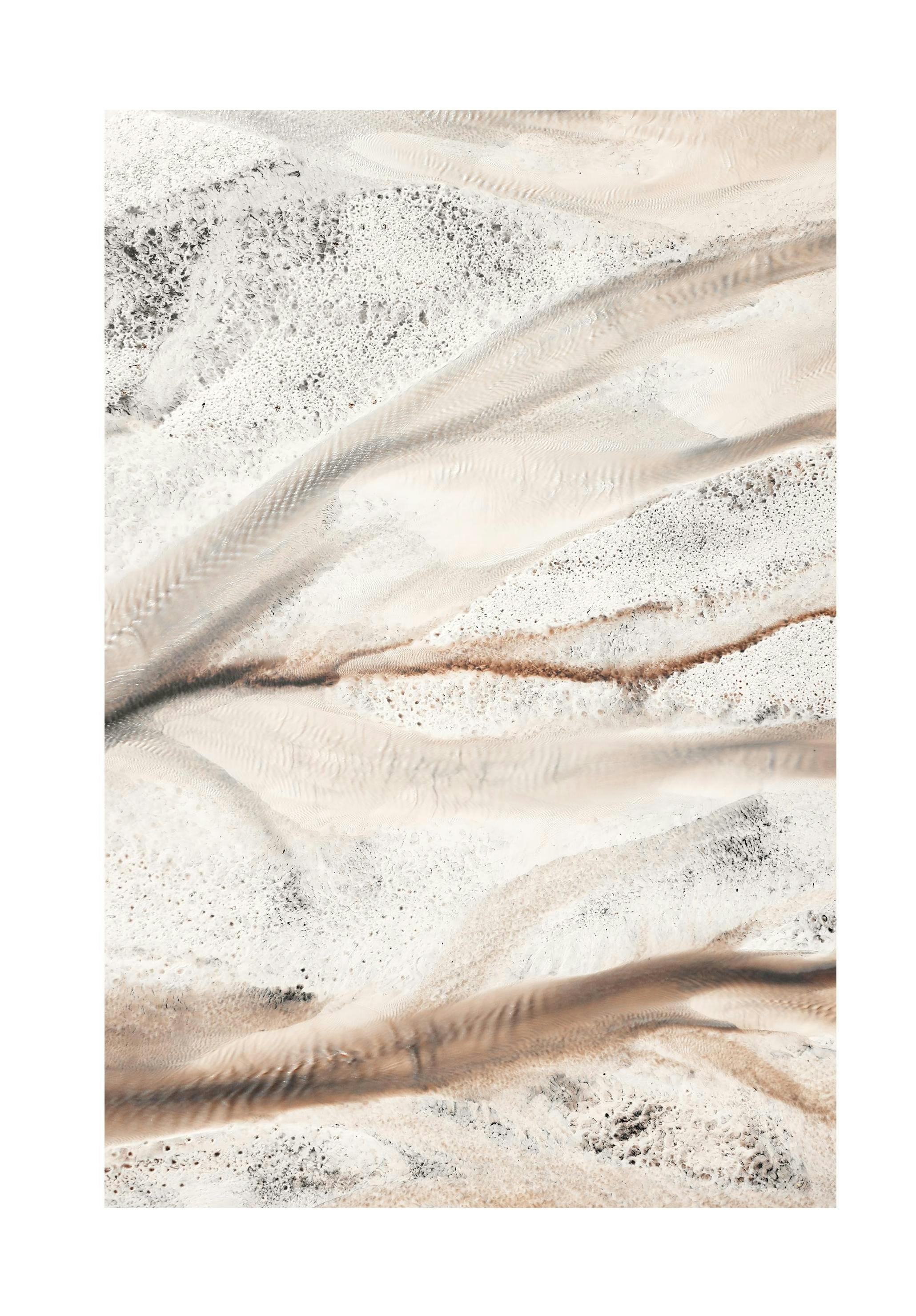 Prints - River Bed Aerial View Print (70x100 cm) - Nature prints