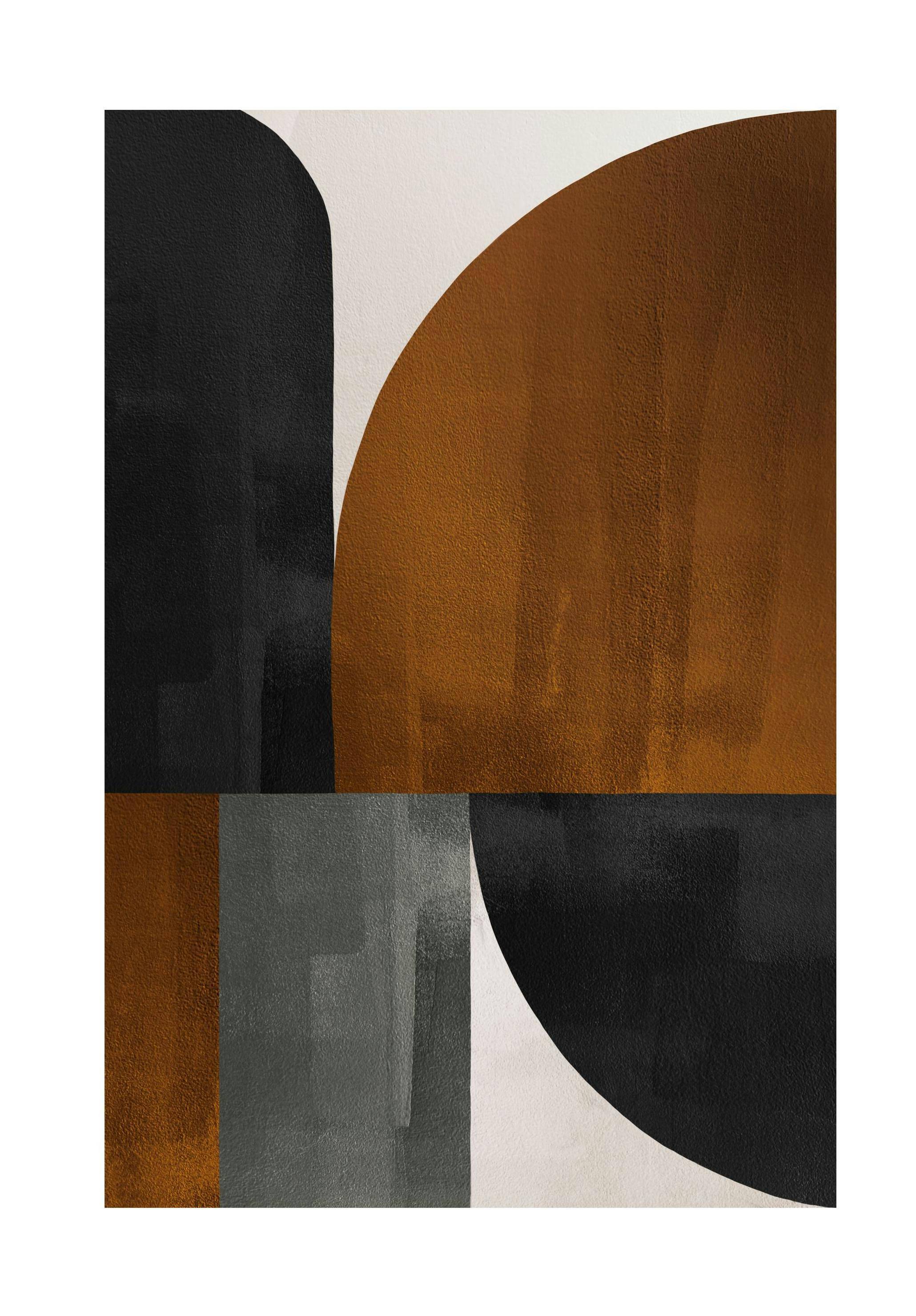 Weimar Shapes No2 Poster (50x70 cm) - Moderne kunst