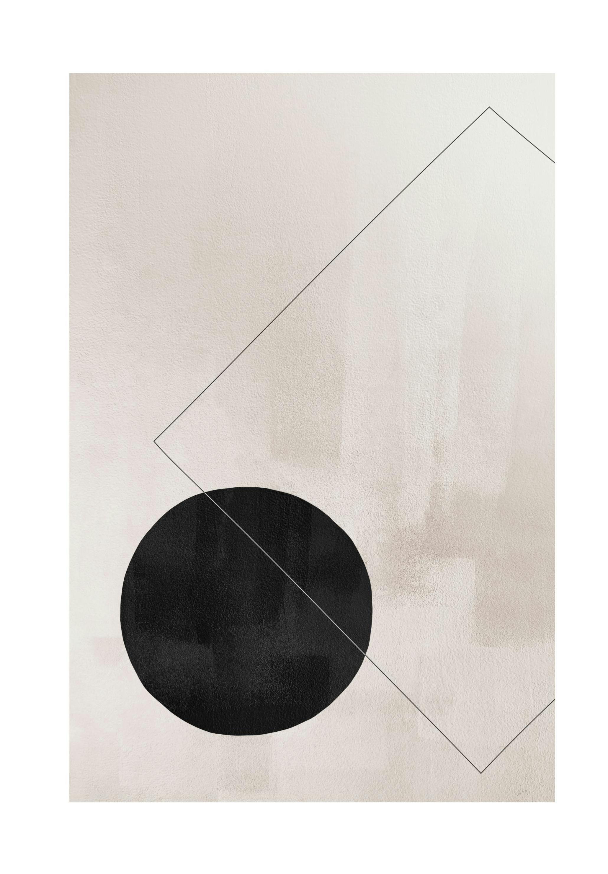 Berlin Squares No2 Poster (21x30 cm) - Moderne kunst