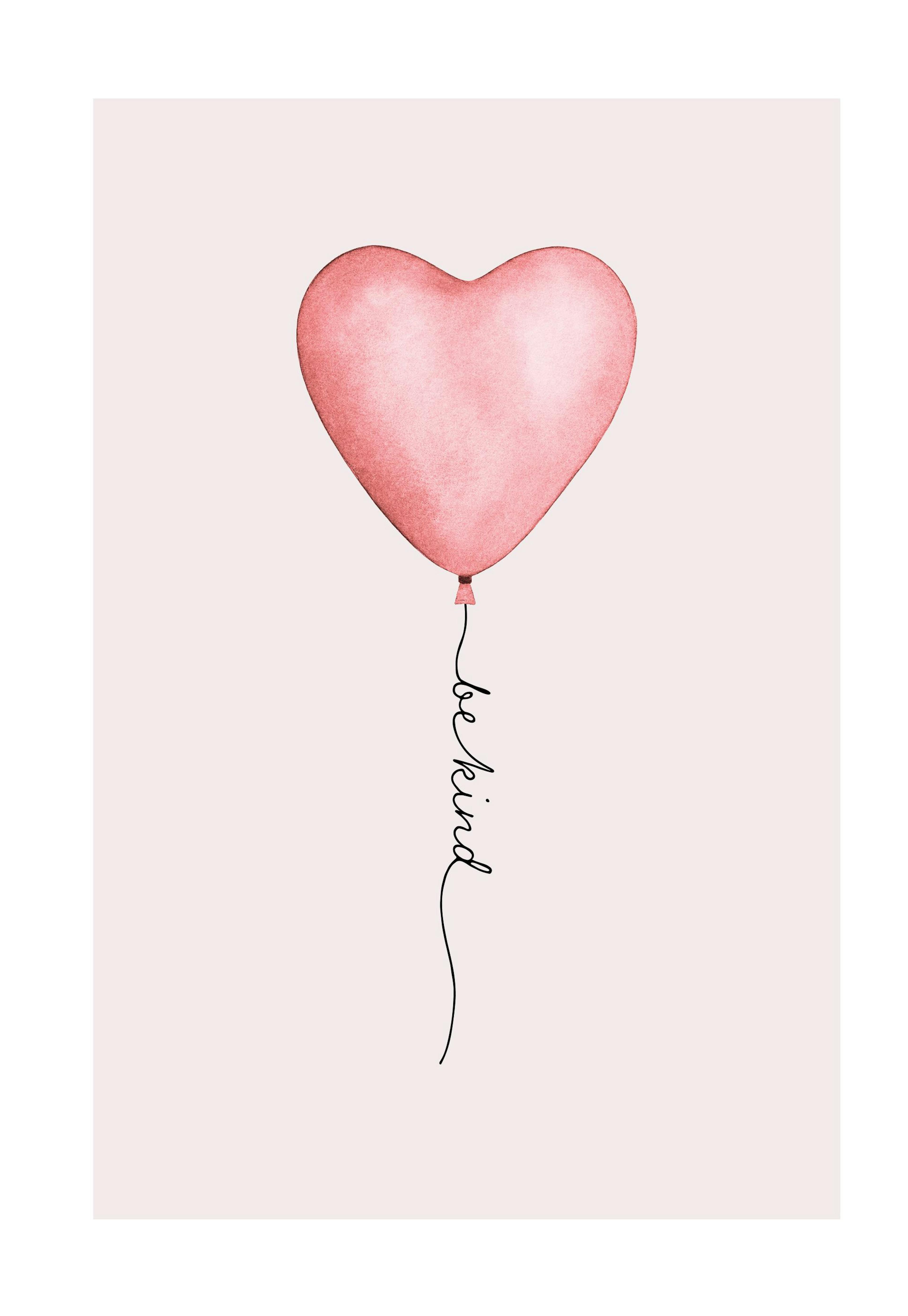 Be Kind Balloon Poster 0