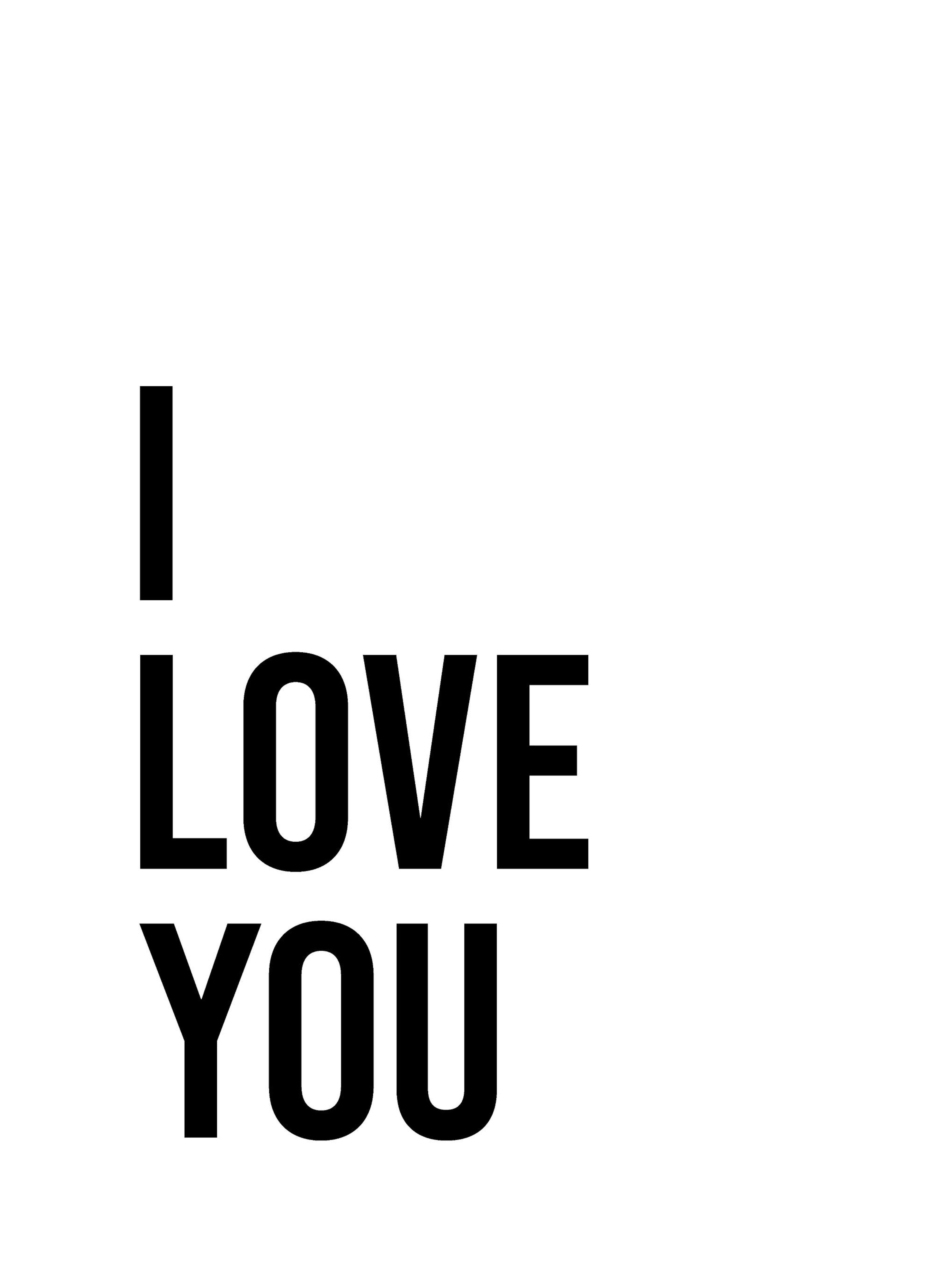 Dear Bed I Love You No2 Print