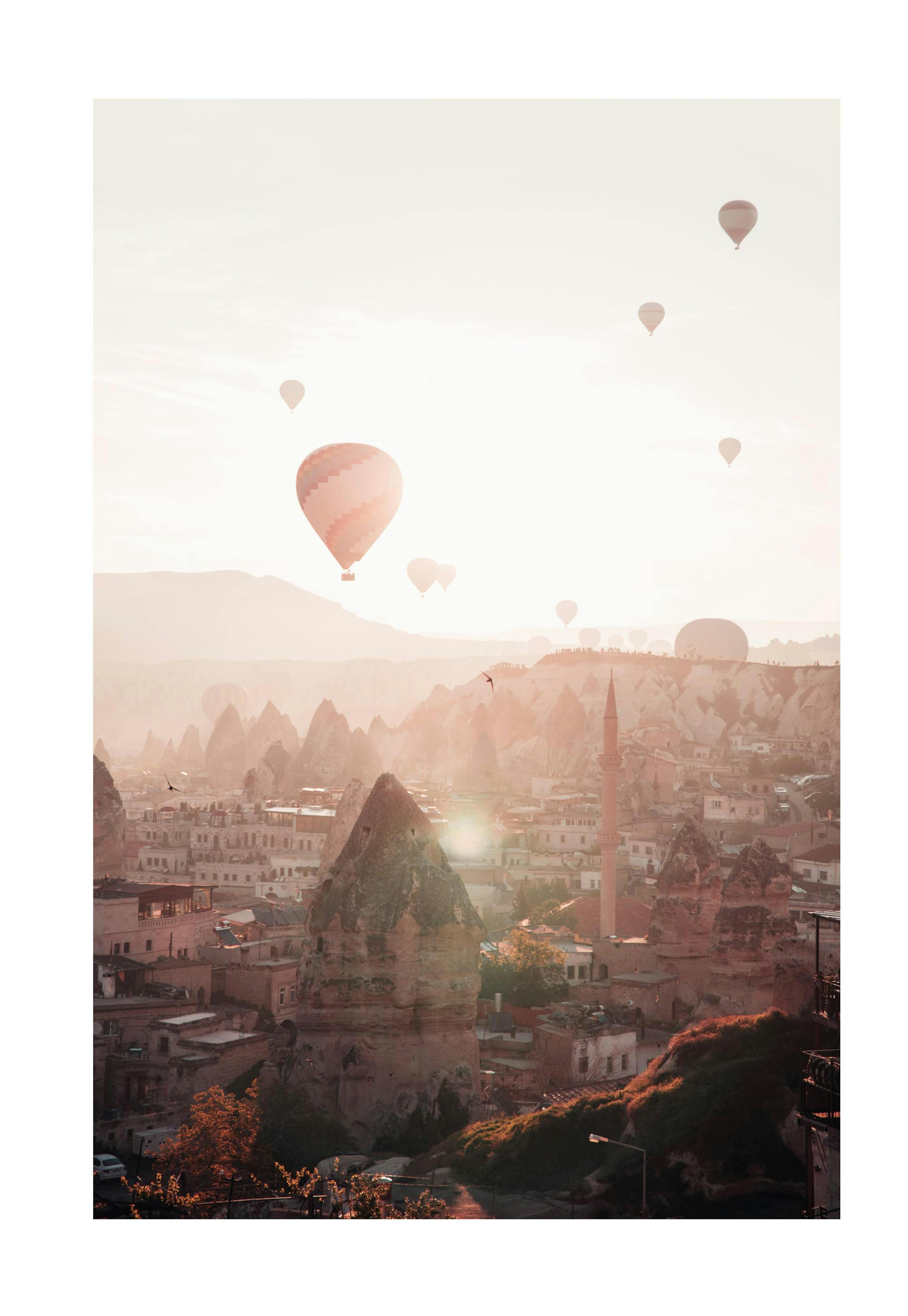Air Balloons in Cappadocia Print 0