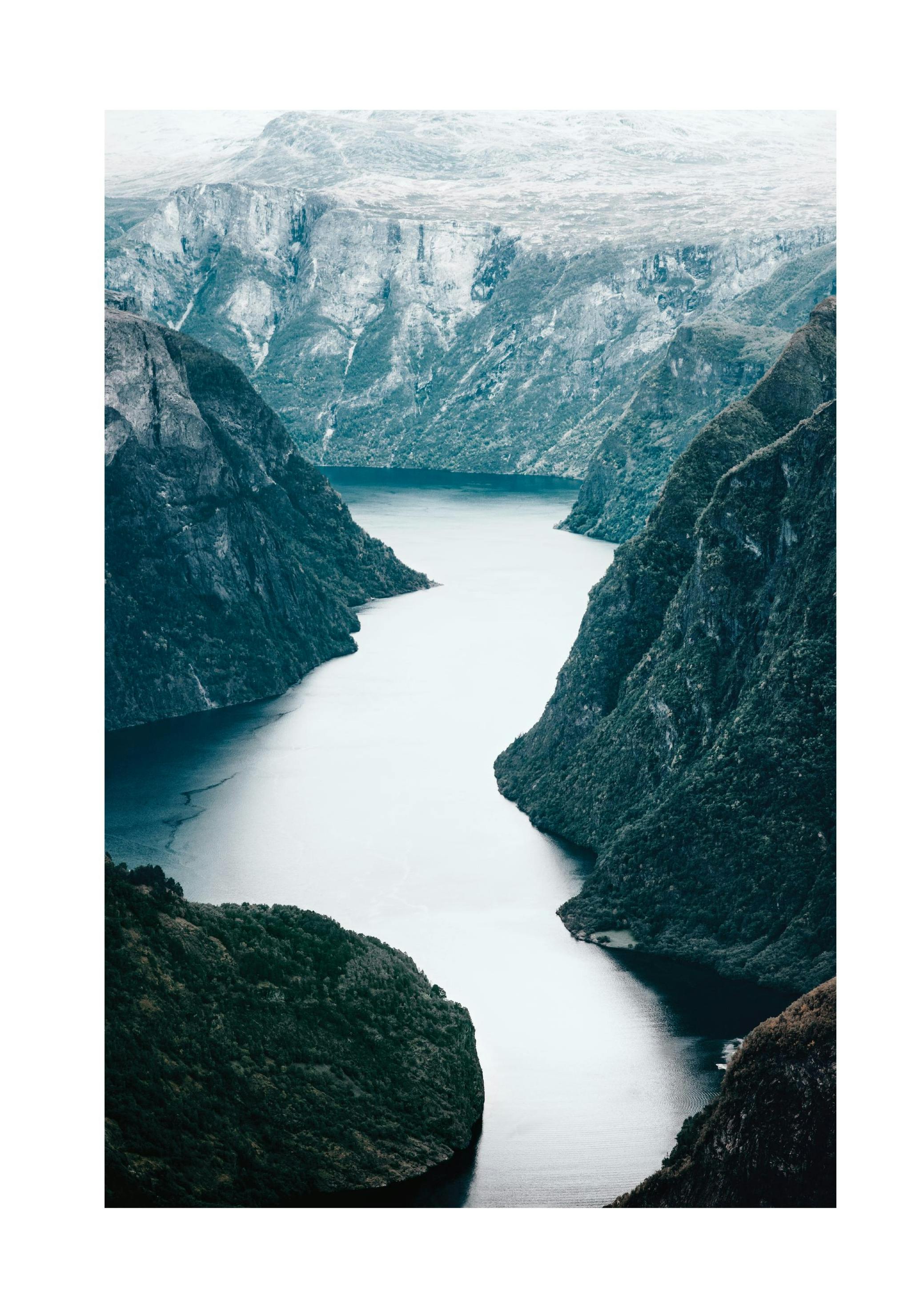 Scandinavian Wild Nature Poster (30x40 cm)- Fotografias e posters do mar